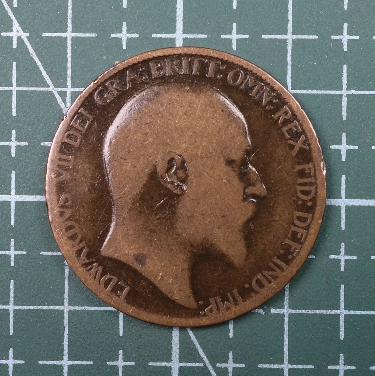 天业钱币散币、银币拍卖第22次专场 全场0元起拍0佣金，欢迎围观参拍 英国1907年半便士铜币