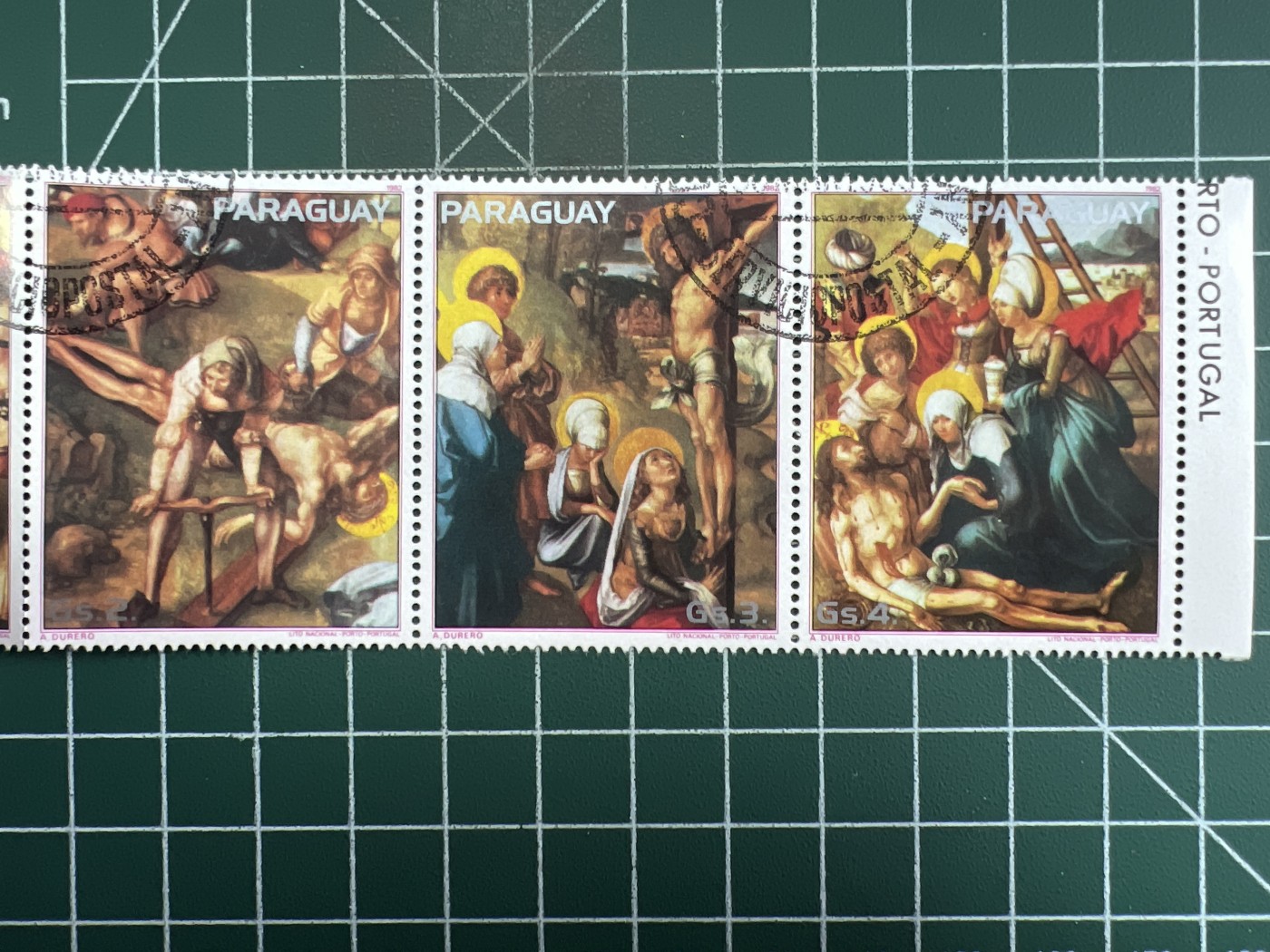 第484期 邮票、明信片专场 （无押金，捡漏，全场50包邮，偏远地区除外，接收代拍业务） 匈牙利套票六张--圣经