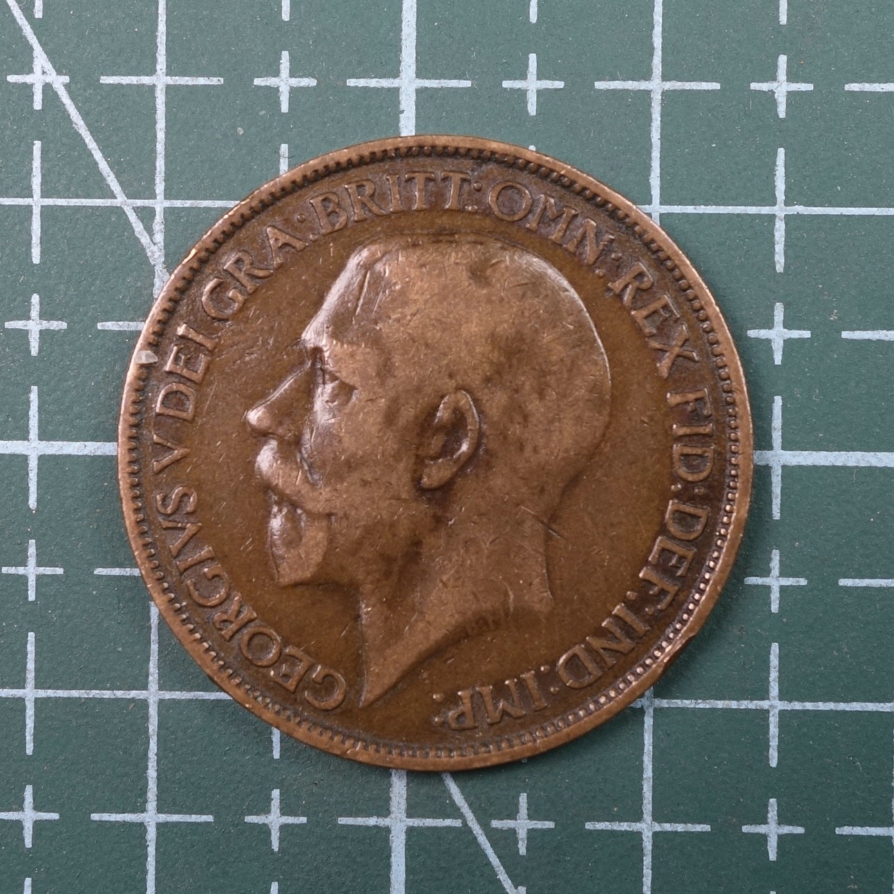 天业钱币散币、银币拍卖第22次专场 全场0元起拍0佣金，欢迎围观参拍 英国1924年半便士铜币