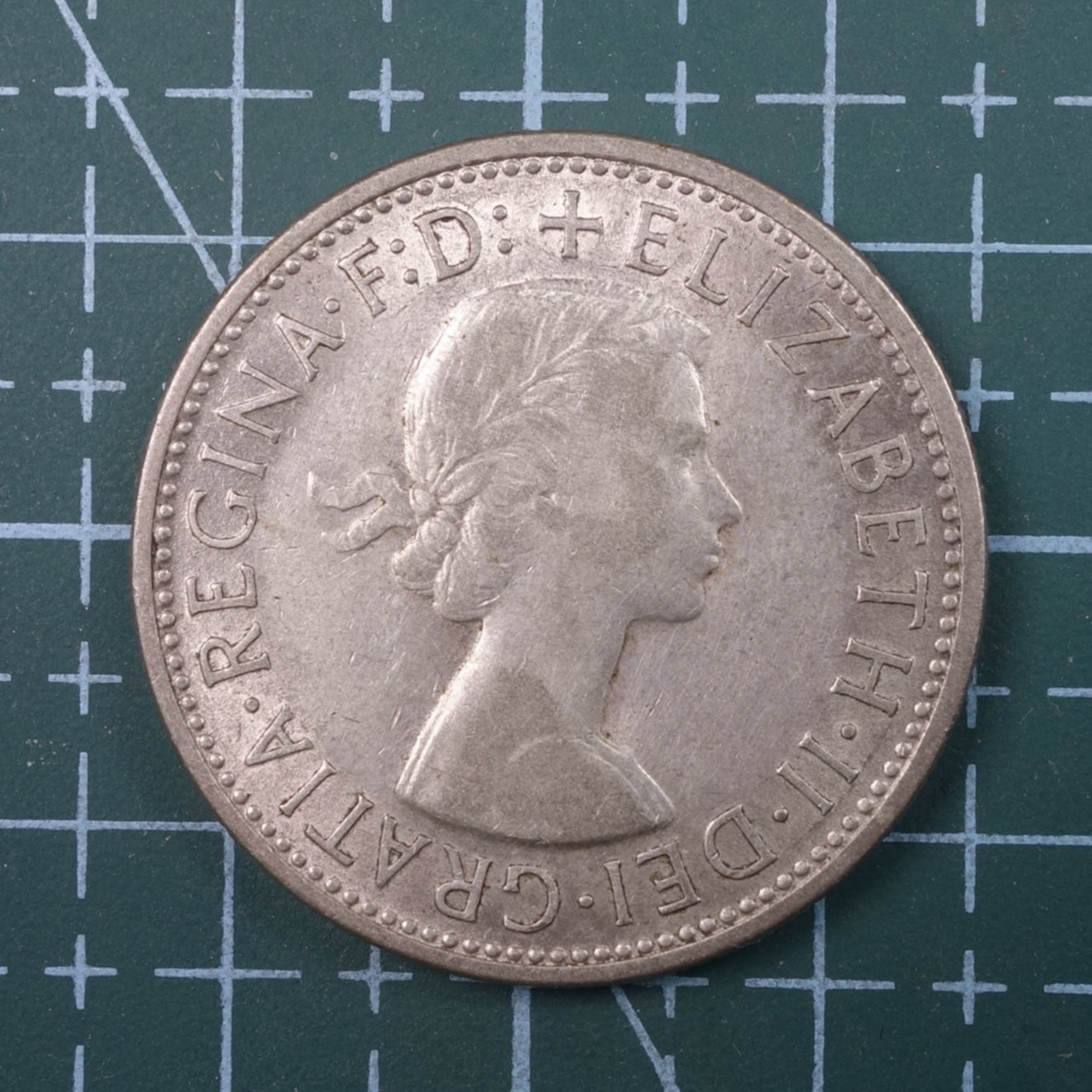 天业钱币散币、银币拍卖第22次专场 全场0元起拍0佣金，欢迎围观参拍 澳大利亚1954年1福林银币（重量：11.31克；含银：0.5）