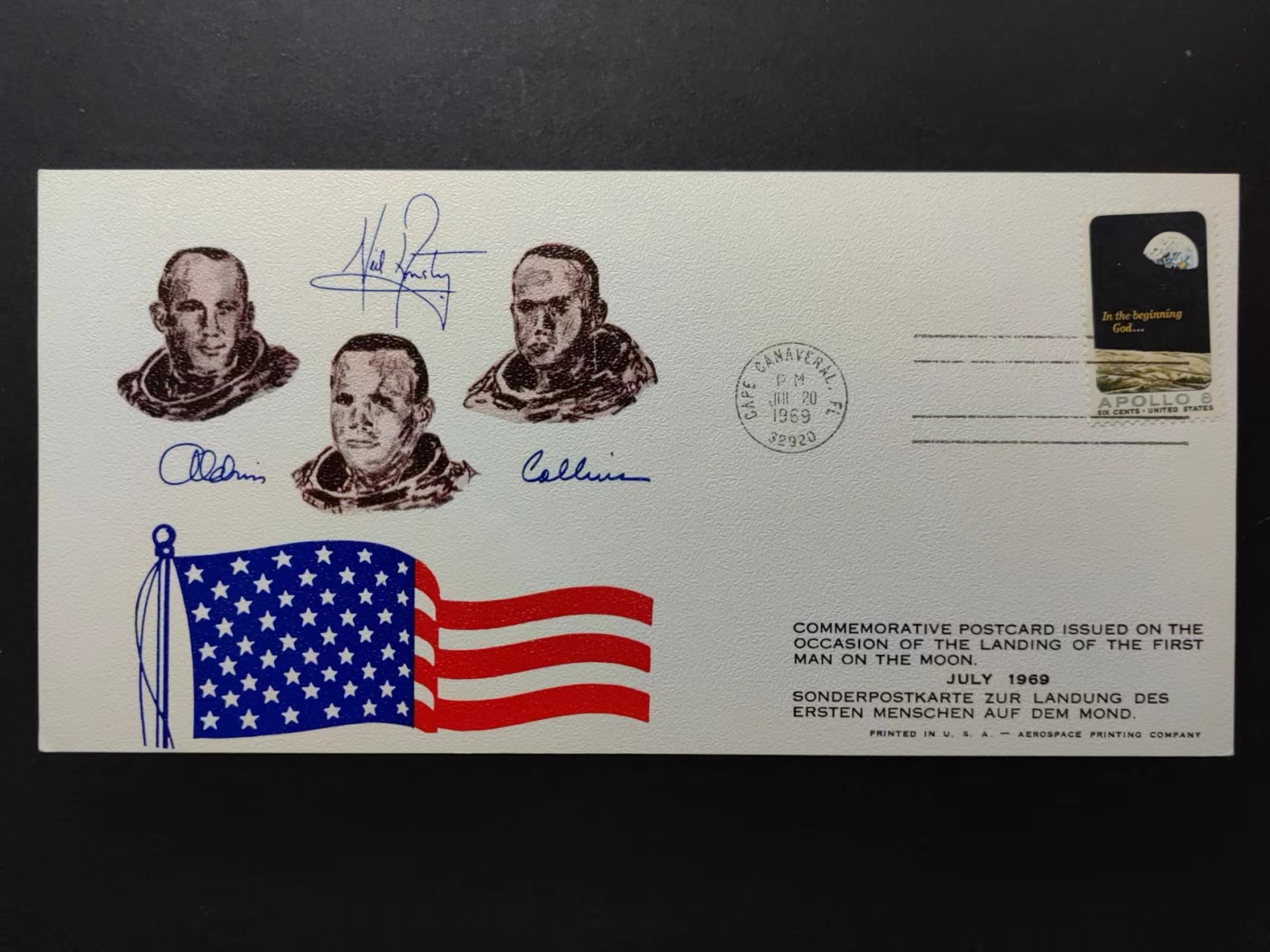 精选多國郵票品🔥💥（拍卖场）专场 第③⑧场 美国1969年 阿波罗11号-人类首次登月-宇航员