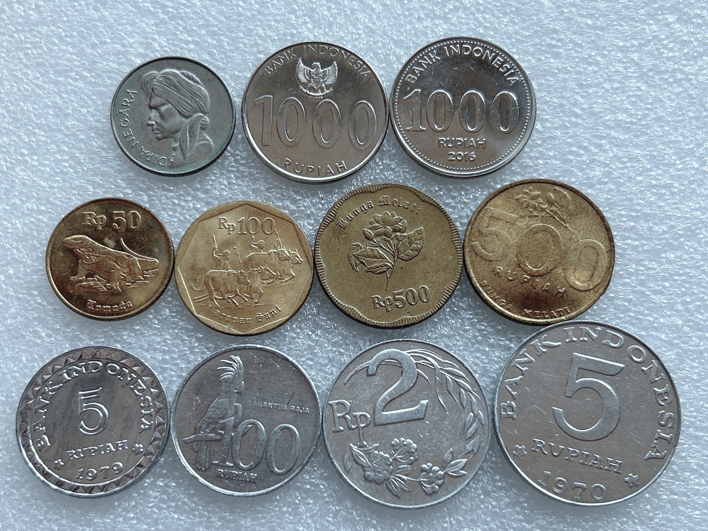 全场一元起拍 世界钱币散币、银币专场 第46期 印度尼西亚 无重复