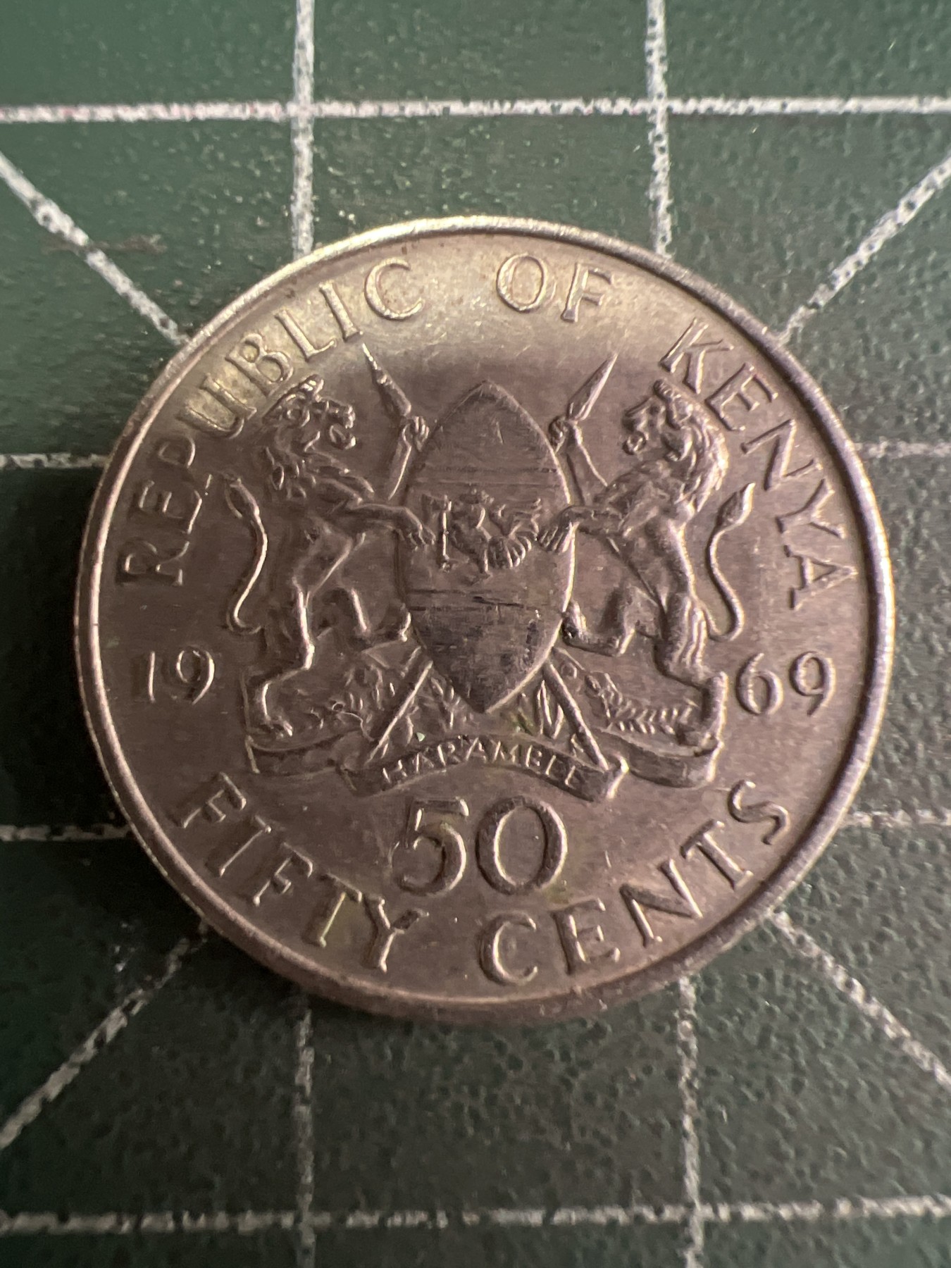 第487期 硬币专场 （无押金，捡漏，全场50包邮，偏远地区除外，接收代拍业务） 肯尼亚50分