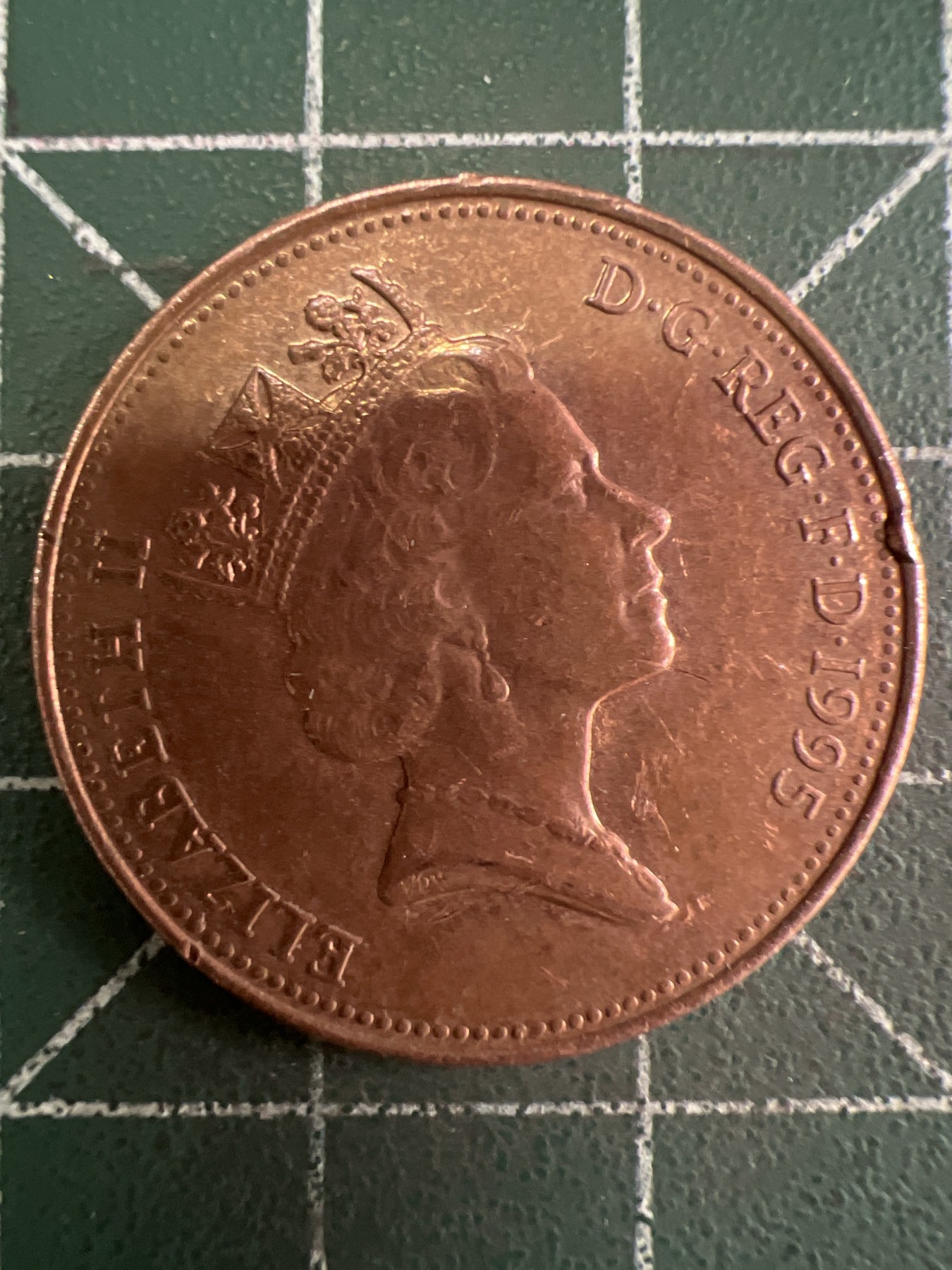 第487期 硬币专场 （无押金，捡漏，全场50包邮，偏远地区除外，接收代拍业务） 英国高冠2便士