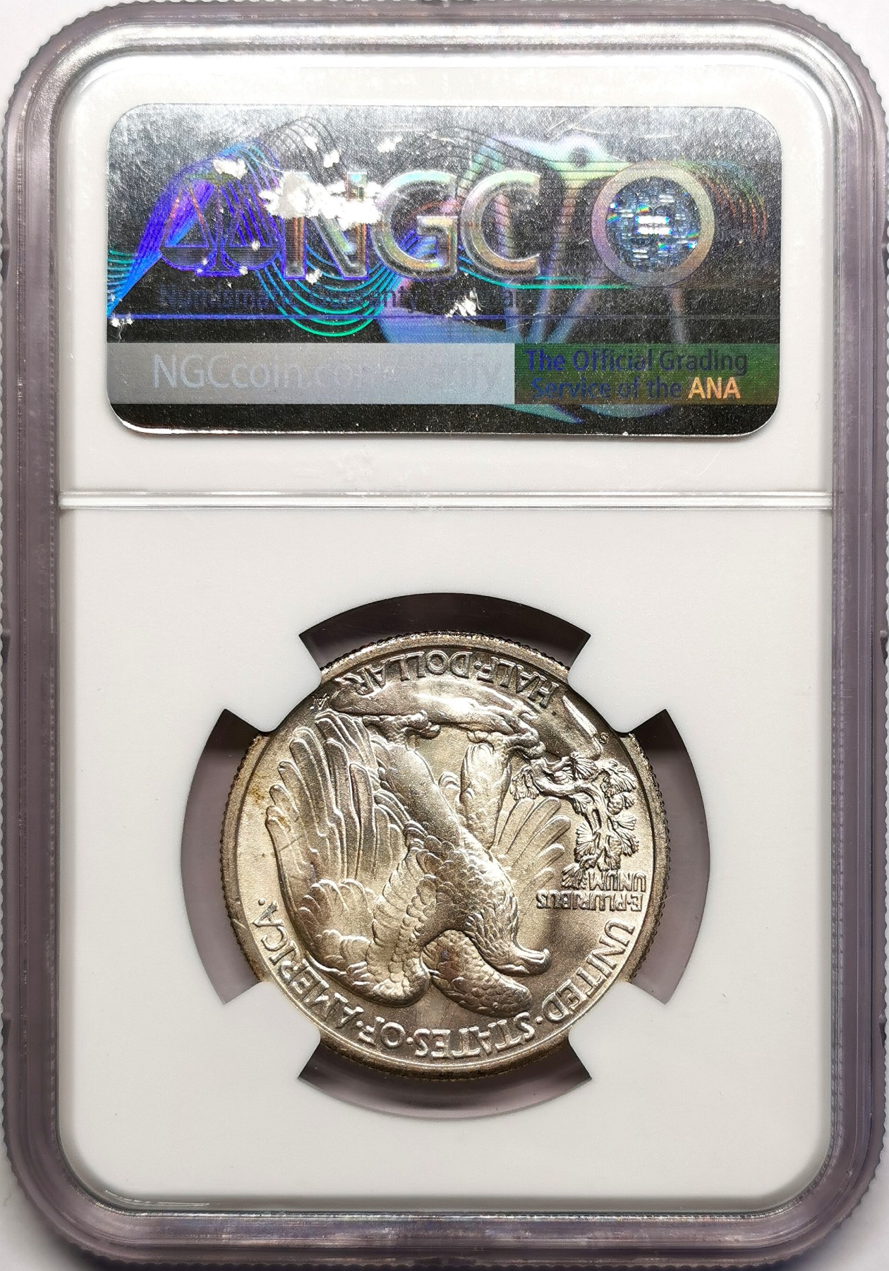 凡希社世界钱币微拍第二百五十七期（感恩专场） 1944S美国行走半圆NGC-MS64