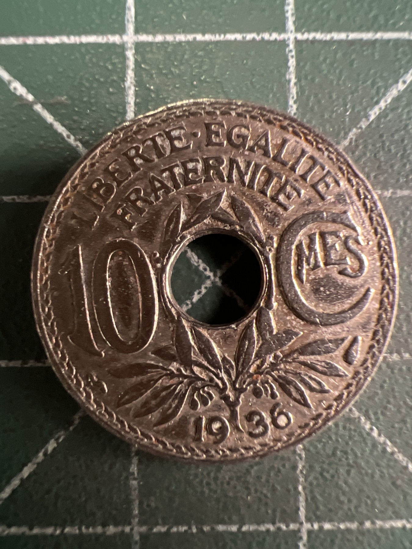 第487期 硬币专场 （无押金，捡漏，全场50包邮，偏远地区除外，接收代拍业务） 法国10分 稀少