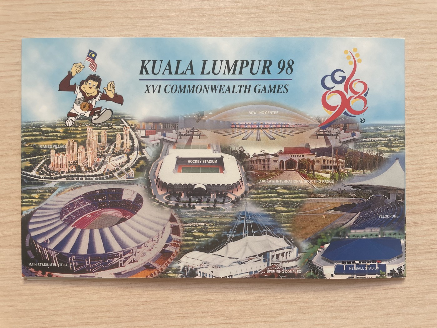 🌗乐淘淘世界纸币拍卖 第34期🌓 【KL/98 402526】马来西亚1998年塑料钞 50林吉特 英联邦运动会纪念钞 原装册