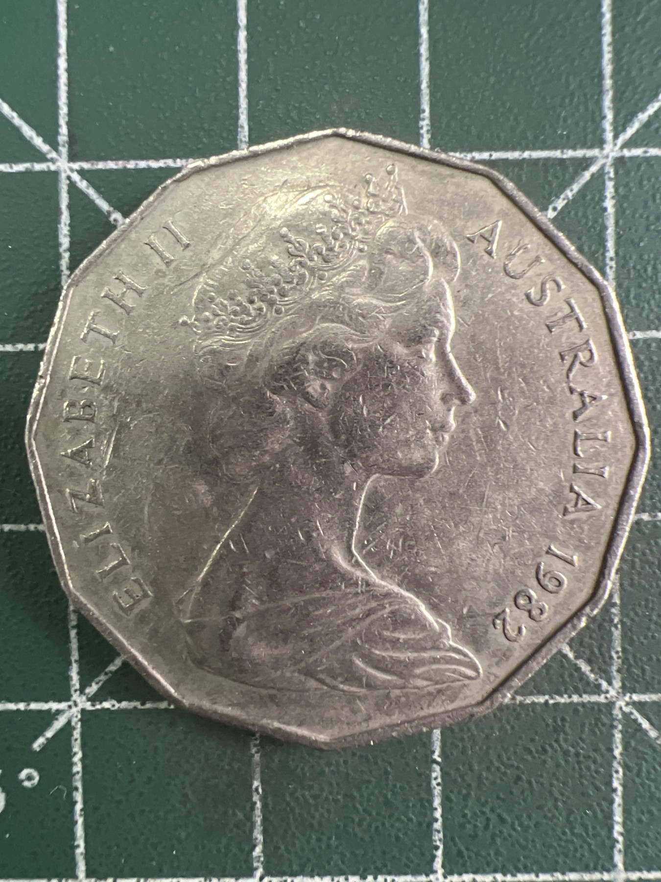 第487期 硬币专场 （无押金，捡漏，全场50包邮，偏远地区除外，接收代拍业务） 澳大利亚50分纪念币