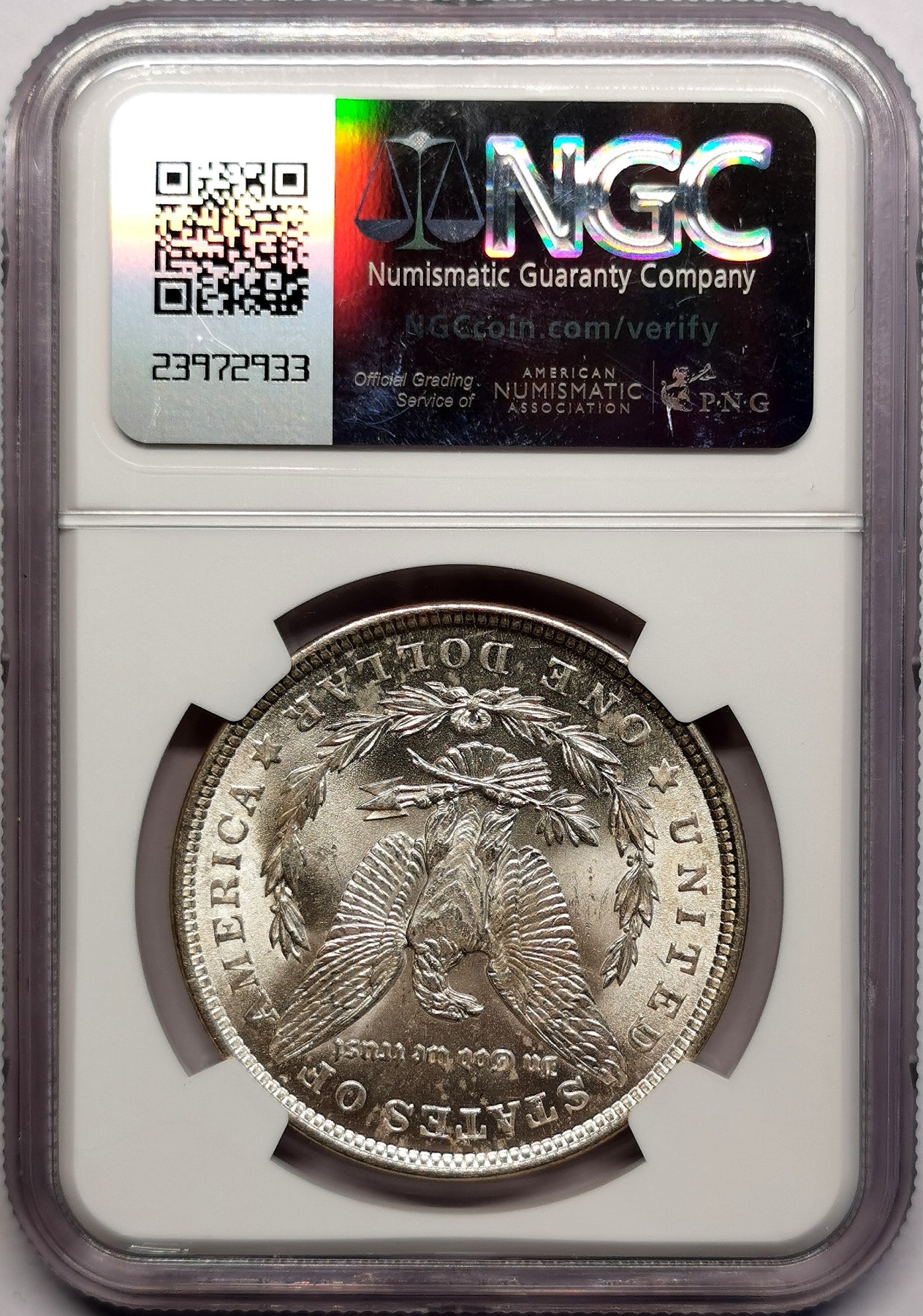 凡希社世界钱币微拍第二百五十七期（感恩专场） 1921美国摩根壹元NGC-MS63