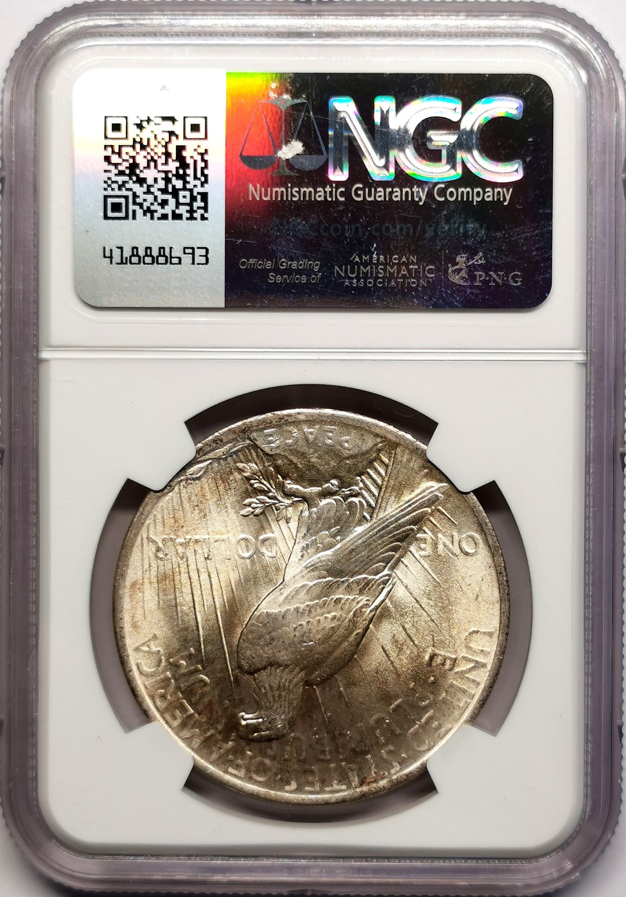 凡希社世界钱币微拍第二百五十七期（感恩专场） 1923美国和平壹元NGC-MS63