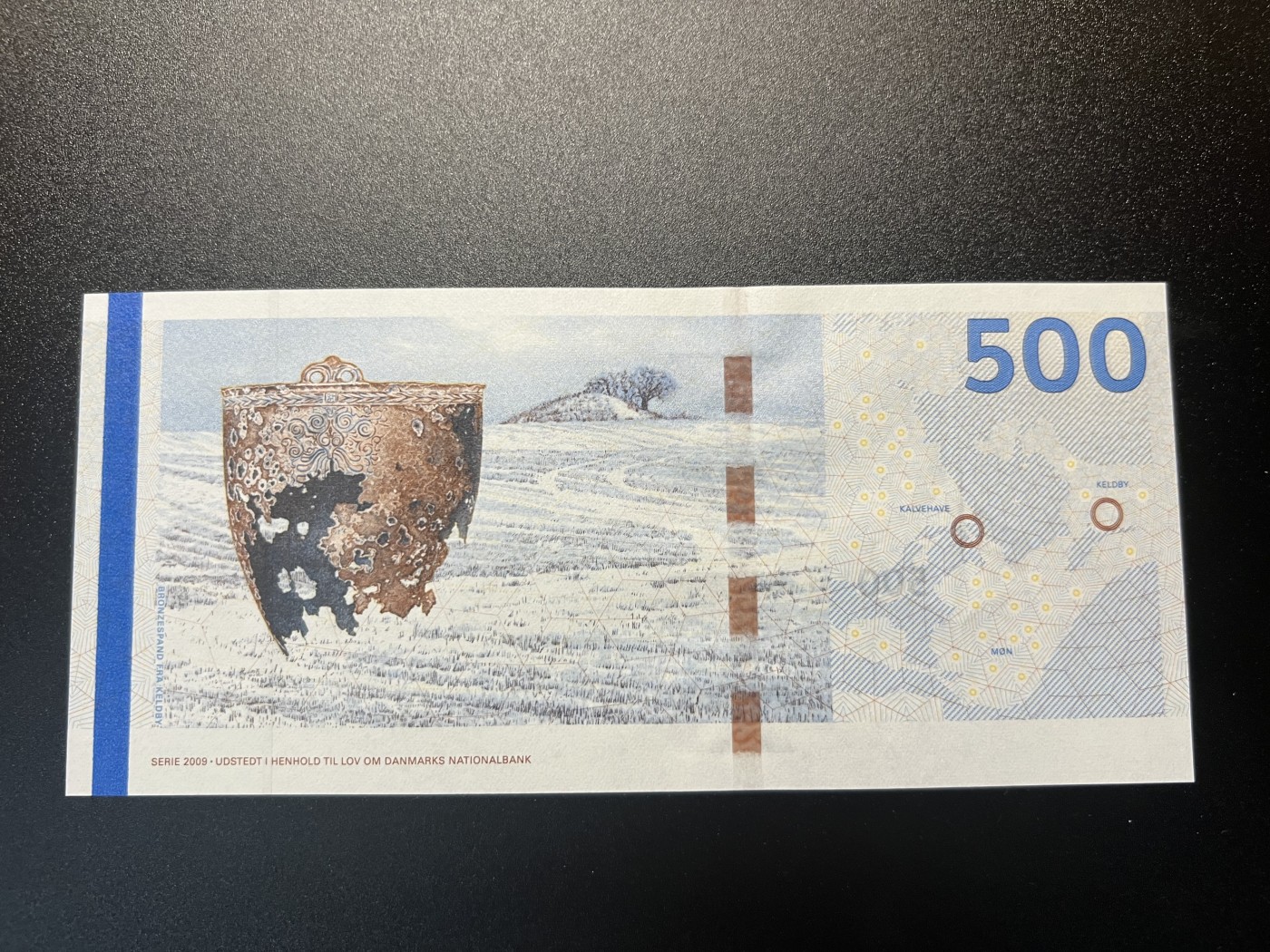 🌗乐淘淘世界纸币拍卖 第34期🌓 【436567G A2101G】丹麦2009年纸币 500克朗 尾顺子 全新UNC