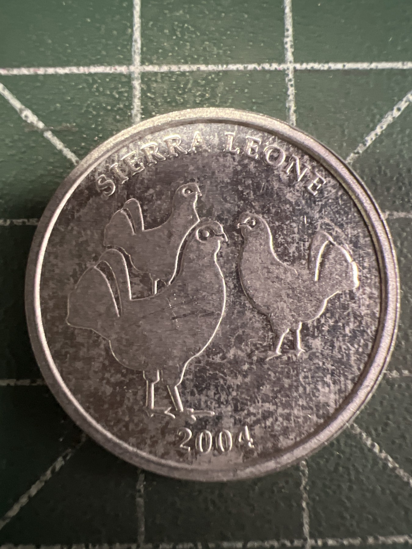 第487期 硬币专场 （无押金，捡漏，全场50包邮，偏远地区除外，接收代拍业务） 塞拉利昂母鸡