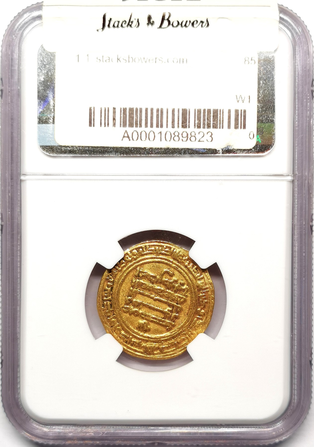 凡希社世界钱币微拍第二百五十七期（感恩专场） 埃及图伦王朝艾哈迈德图伦金dinar NGC-XF45