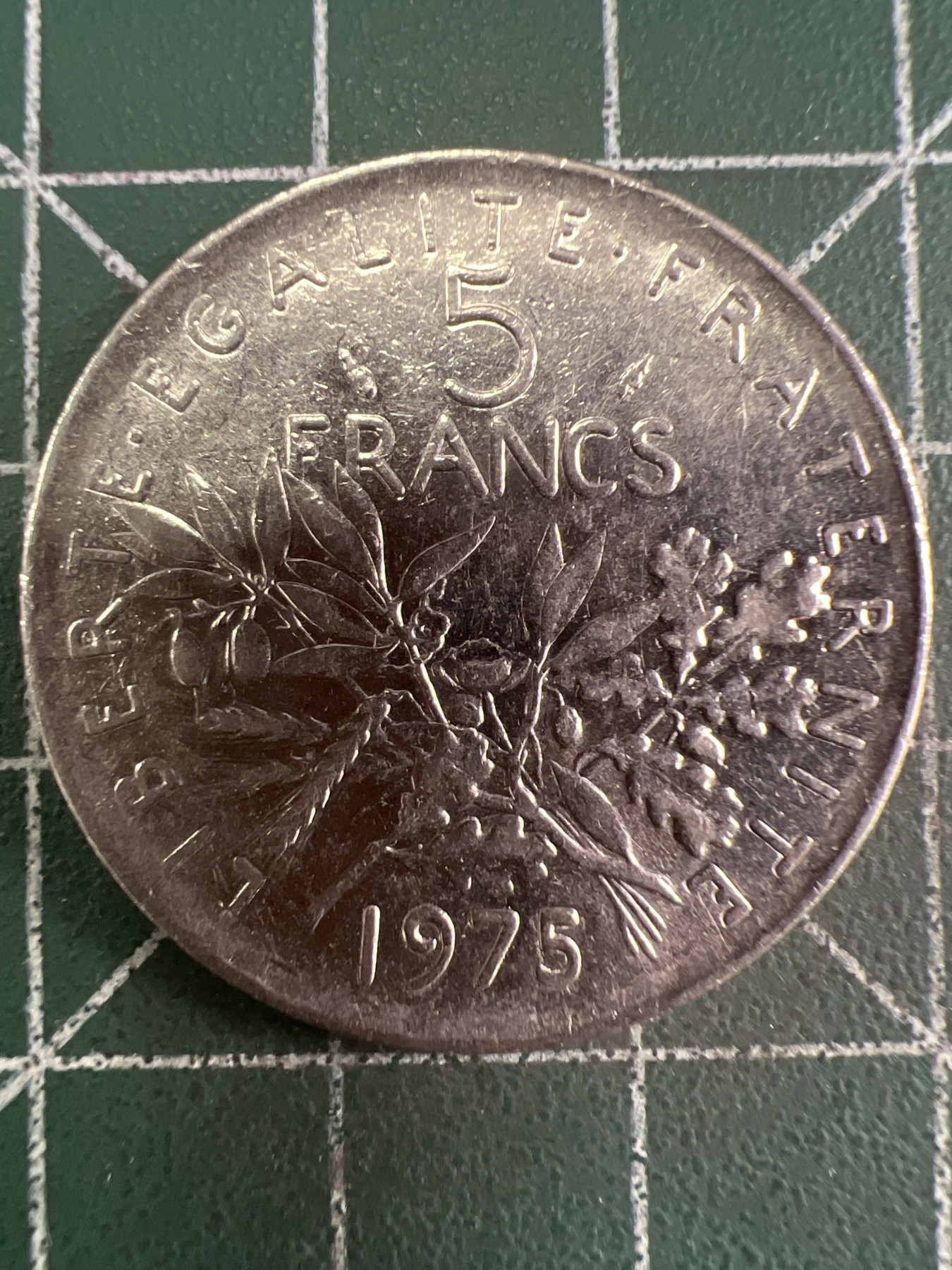 第487期 硬币专场 （无押金，捡漏，全场50包邮，偏远地区除外，接收代拍业务） 法国5法郎
