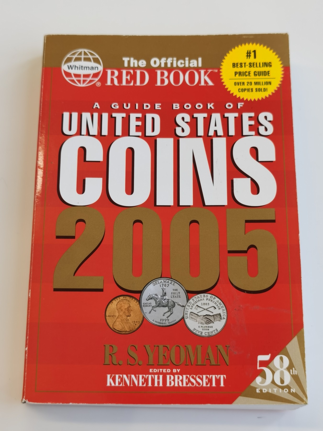 博洋堂世界钱币拍卖第056期（全场包邮） 新，美国2005年 美国币红宝书，美国币权威目录，书厚384页，美系金银币收藏必备工具书