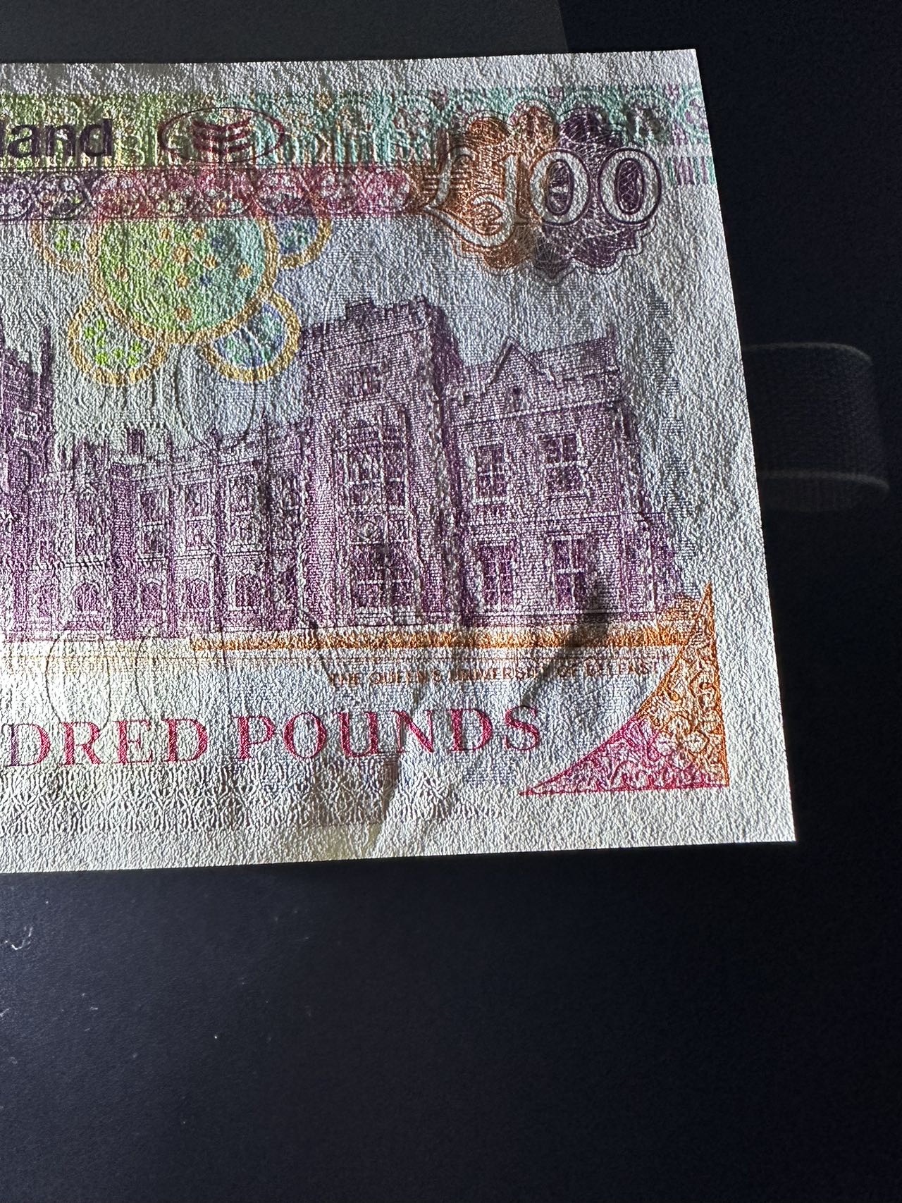 《外钞收藏家》第三百二十期（爱尔兰、北爱尔兰、马耳他专场） 爱尔兰银行1995年100镑（北爱） 全新UNC 一个点钞痕