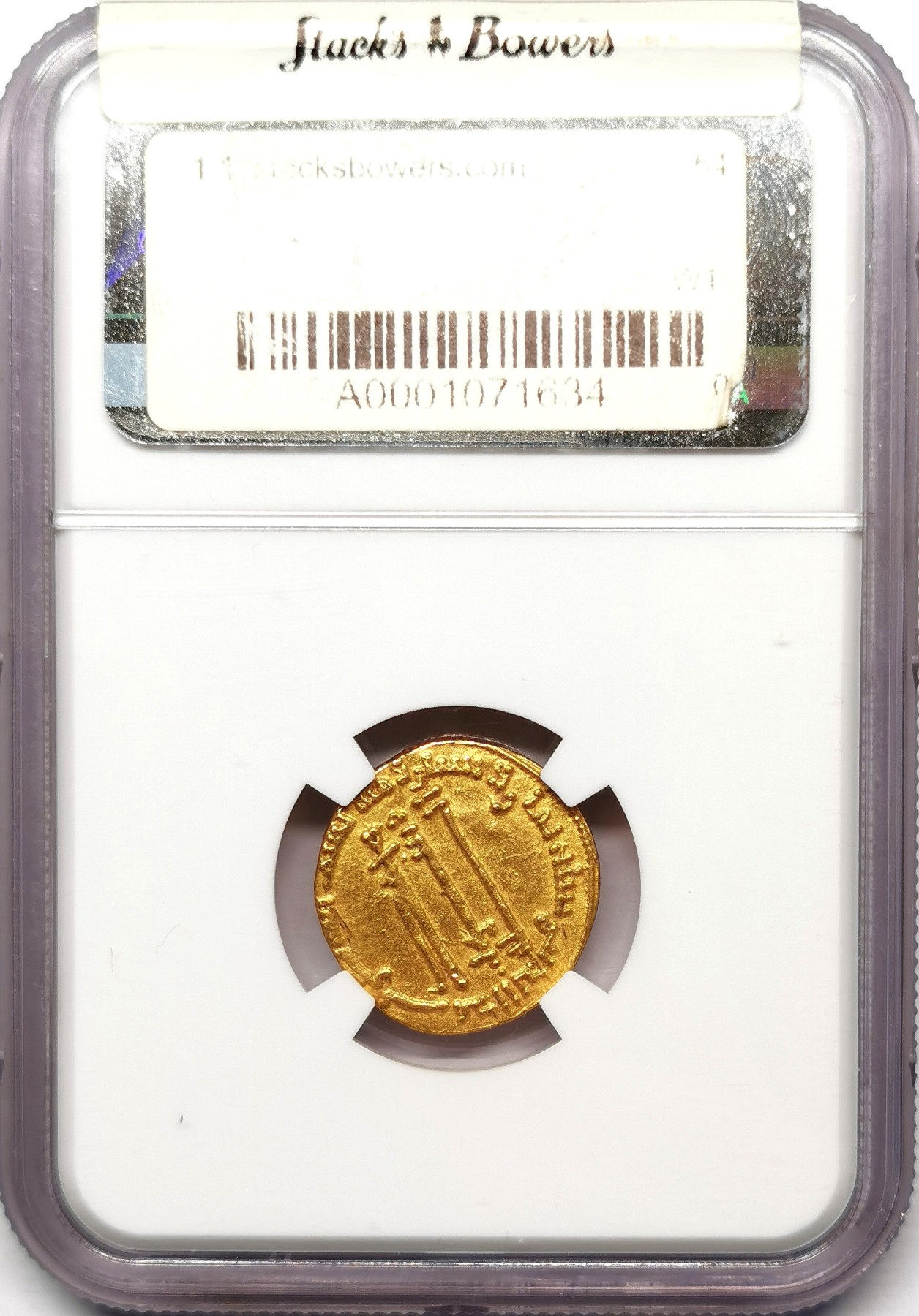 凡希社世界钱币微拍第二百五十七期（感恩专场） 阿拔斯王朝马赫迪金dinar NGC-AUD