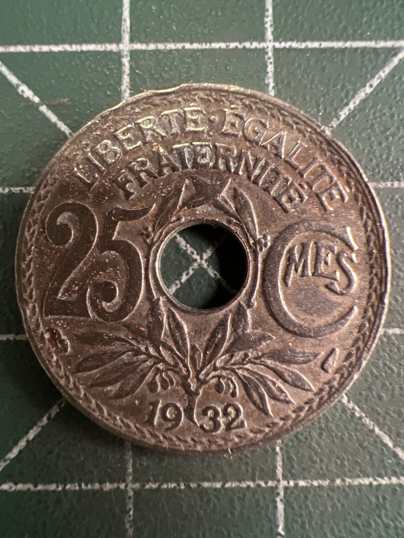 第487期 硬币专场 （无押金，捡漏，全场50包邮，偏远地区除外，接收代拍业务） 法国25分 稀少