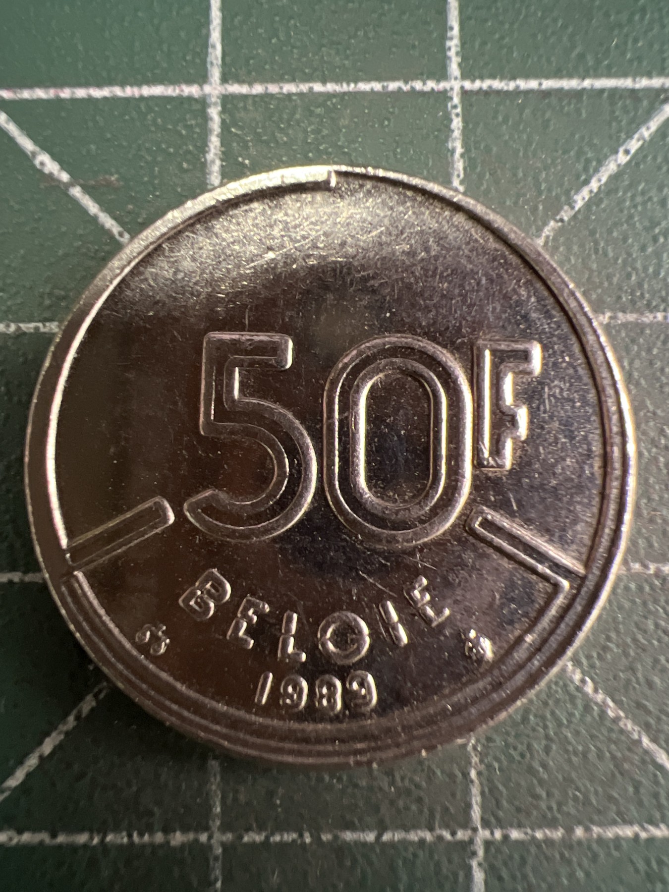 第487期 硬币专场 （无押金，捡漏，全场50包邮，偏远地区除外，接收代拍业务） 比利时50F