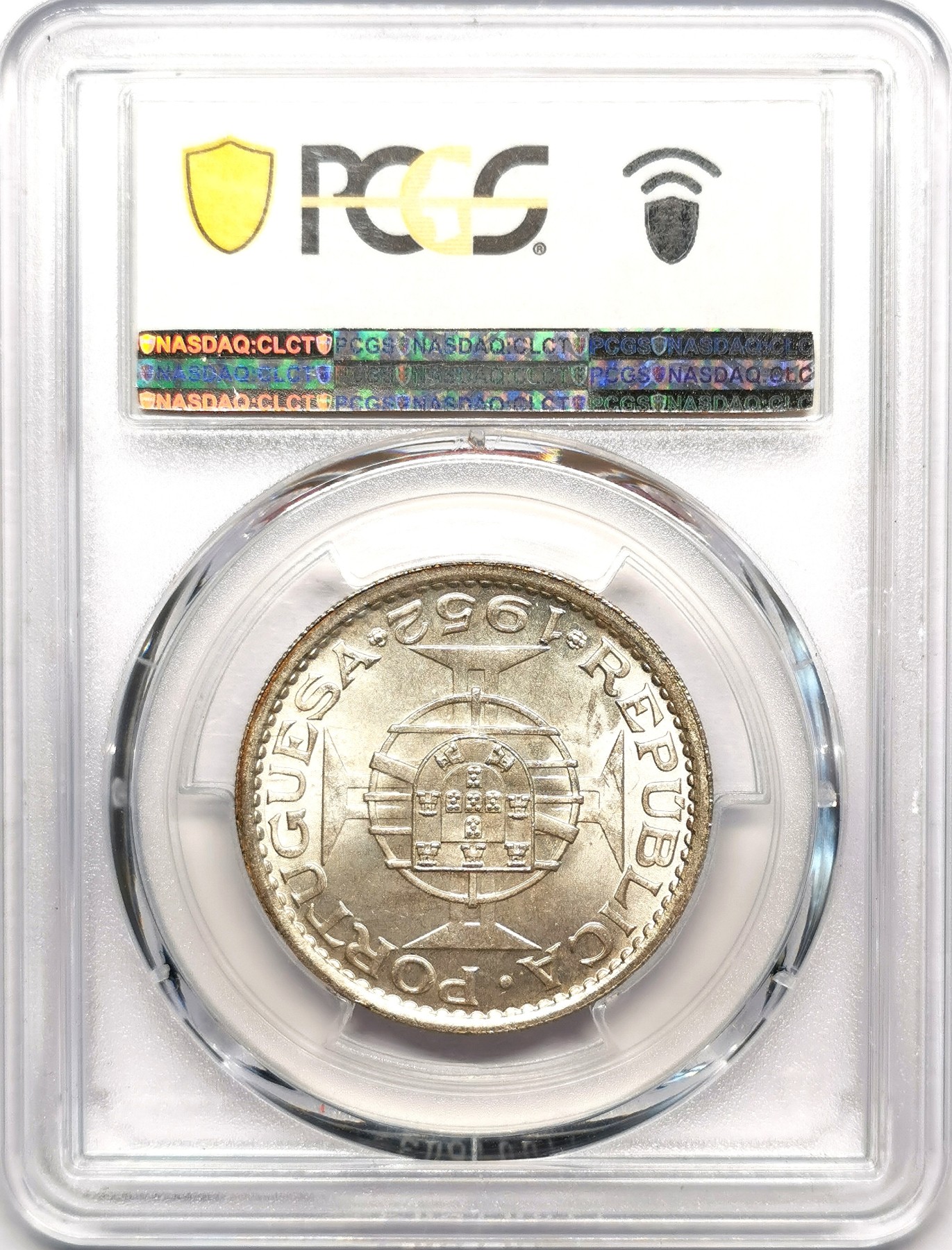 凡希社世界钱币微拍第二百五十七期（感恩专场） 1952中国澳门5元银币PCGS-MS66