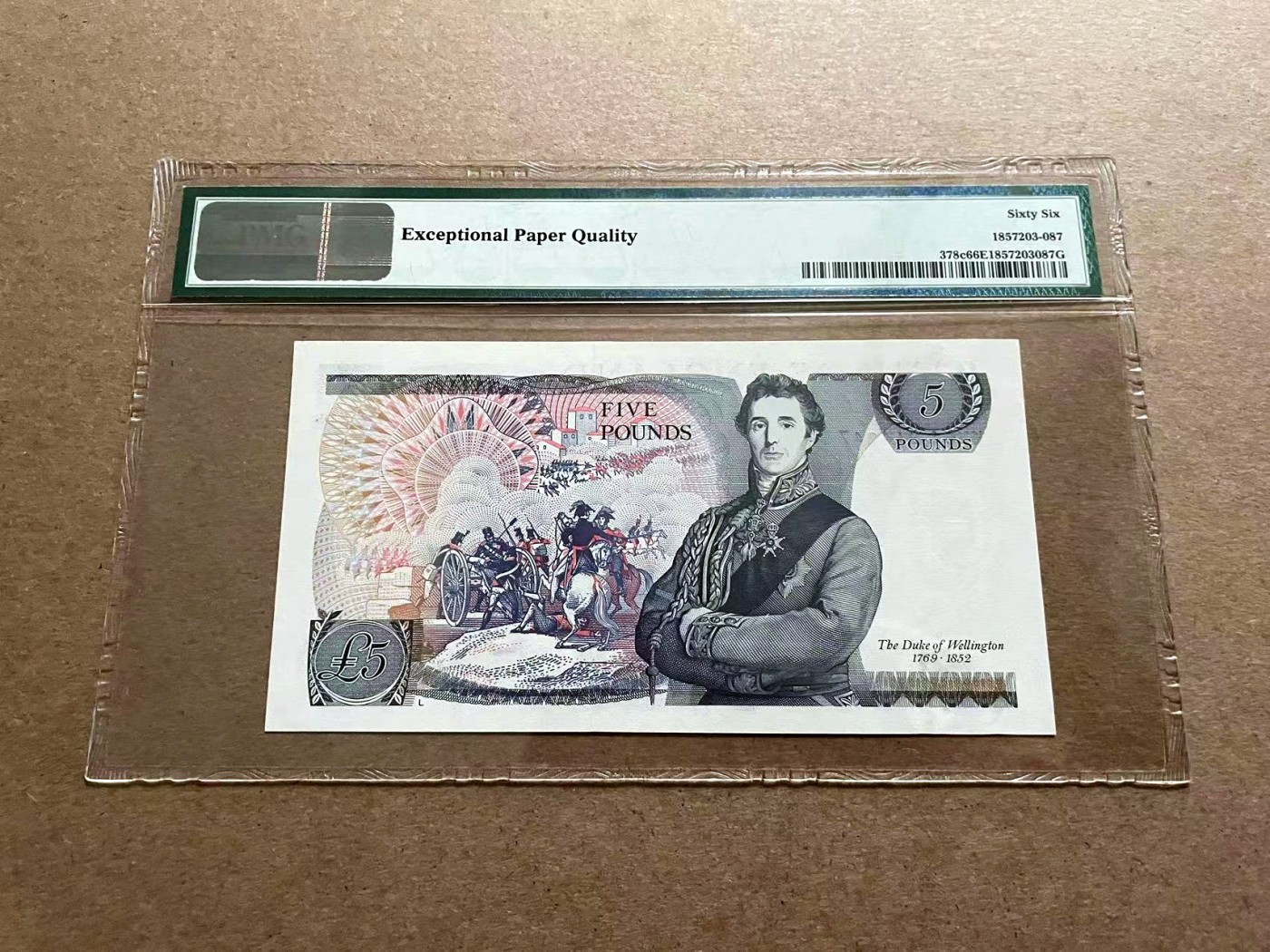 【Blue Auction】✨世界纸币精拍第406期【精】 英国 D序列 1980-87年5镑 PMG66EPQ 