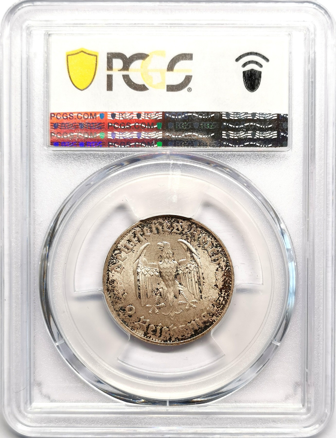 凡希社世界钱币微拍第二百五十七期（感恩专场） 1934德国席勒2马克PCGS-MS64