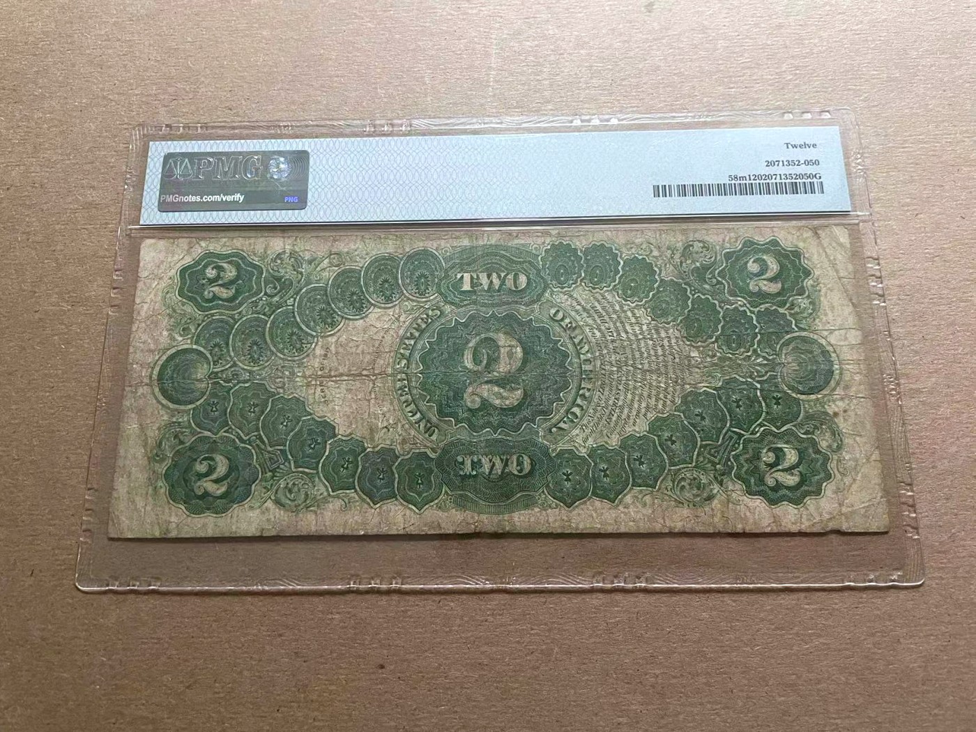 【Blue Auction】✨世界纸币精拍第406期【精】 【无47】美国 1917年2美金 Mule PMG12 