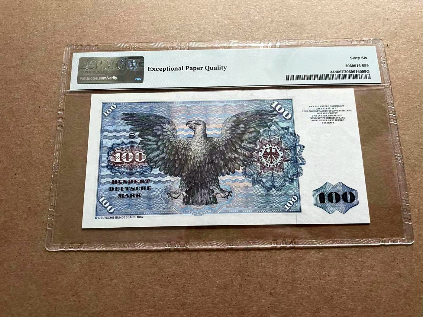 【Blue Auction】✨世界纸币精拍第406期【精】 德国 1980年100马克 明斯特 PMG66EPQ 