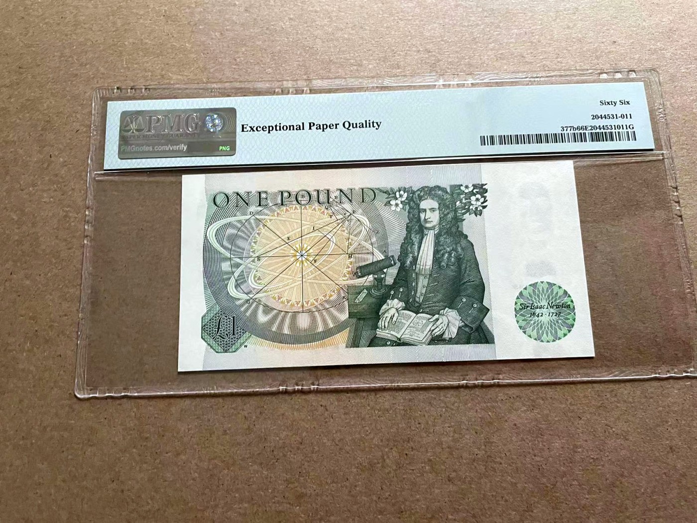 【Blue Auction】✨世界纸币精拍第406期【精】 英国 D序列 1981-84年1镑 PMG66EPQ 