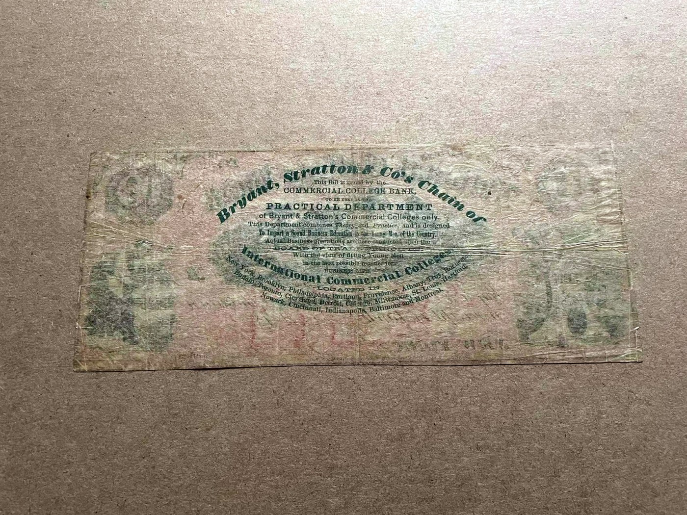 【Blue Auction】✨世界纸币精拍第406期【精】  美国 纽约 18XX年 10美金 大场景 双面设计精美 少见品种 