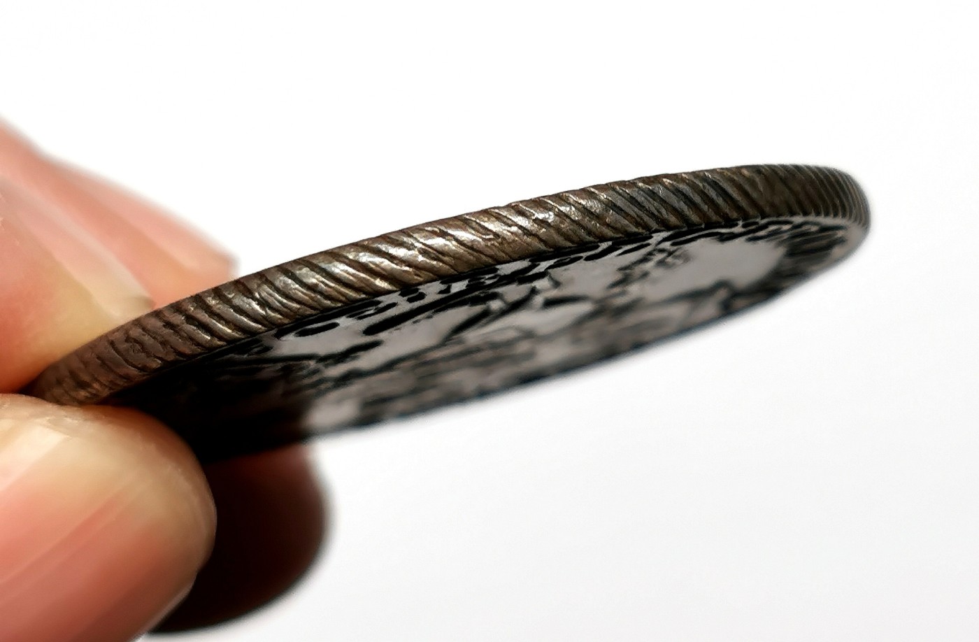 凡希社世界钱币微拍第二百五十七期（感恩专场） 1793乌特勒支马剑DUCAT大银细节AU有老洗痕迹