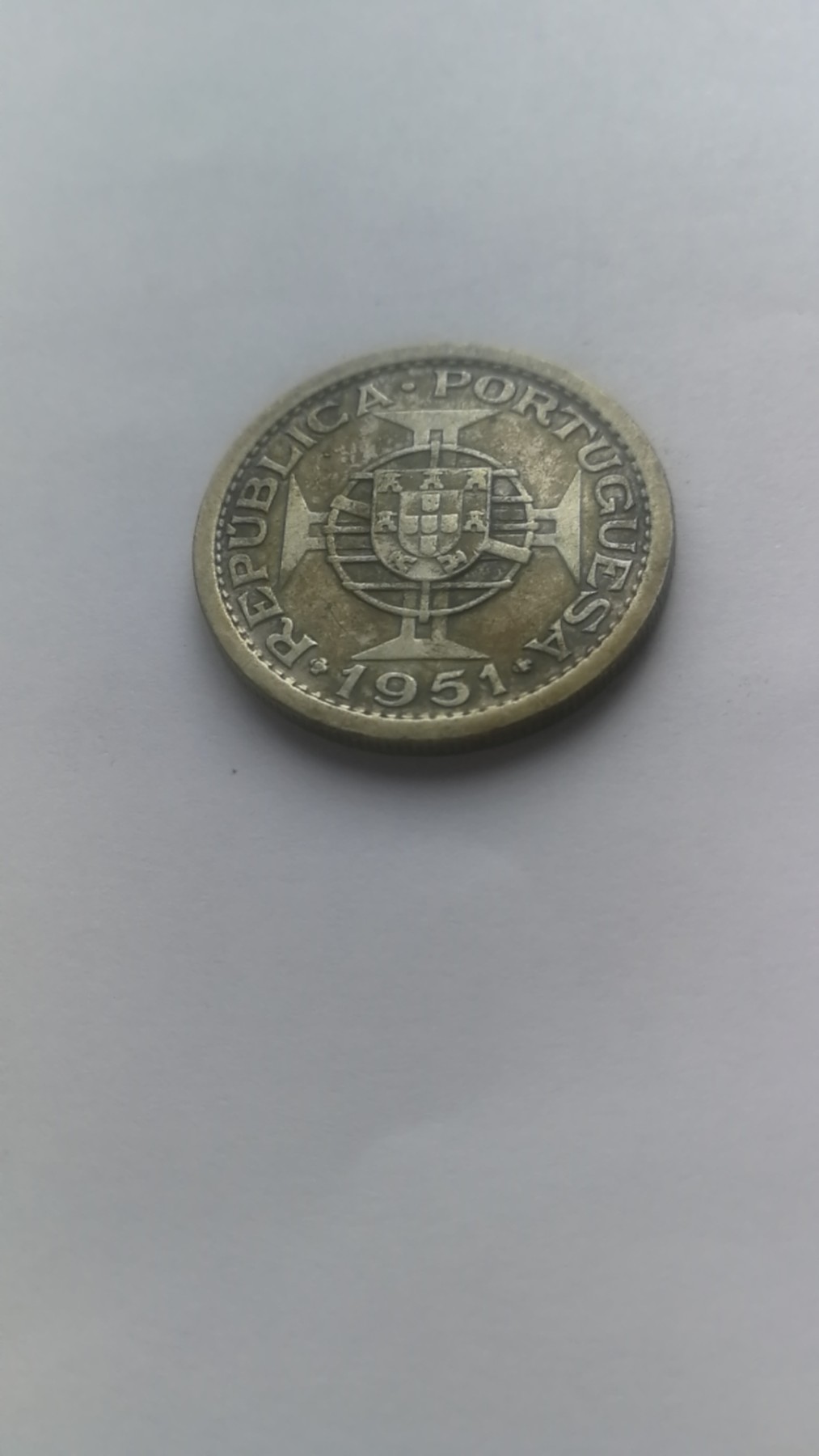 葡属圣多美和普林西比1951年5$银币