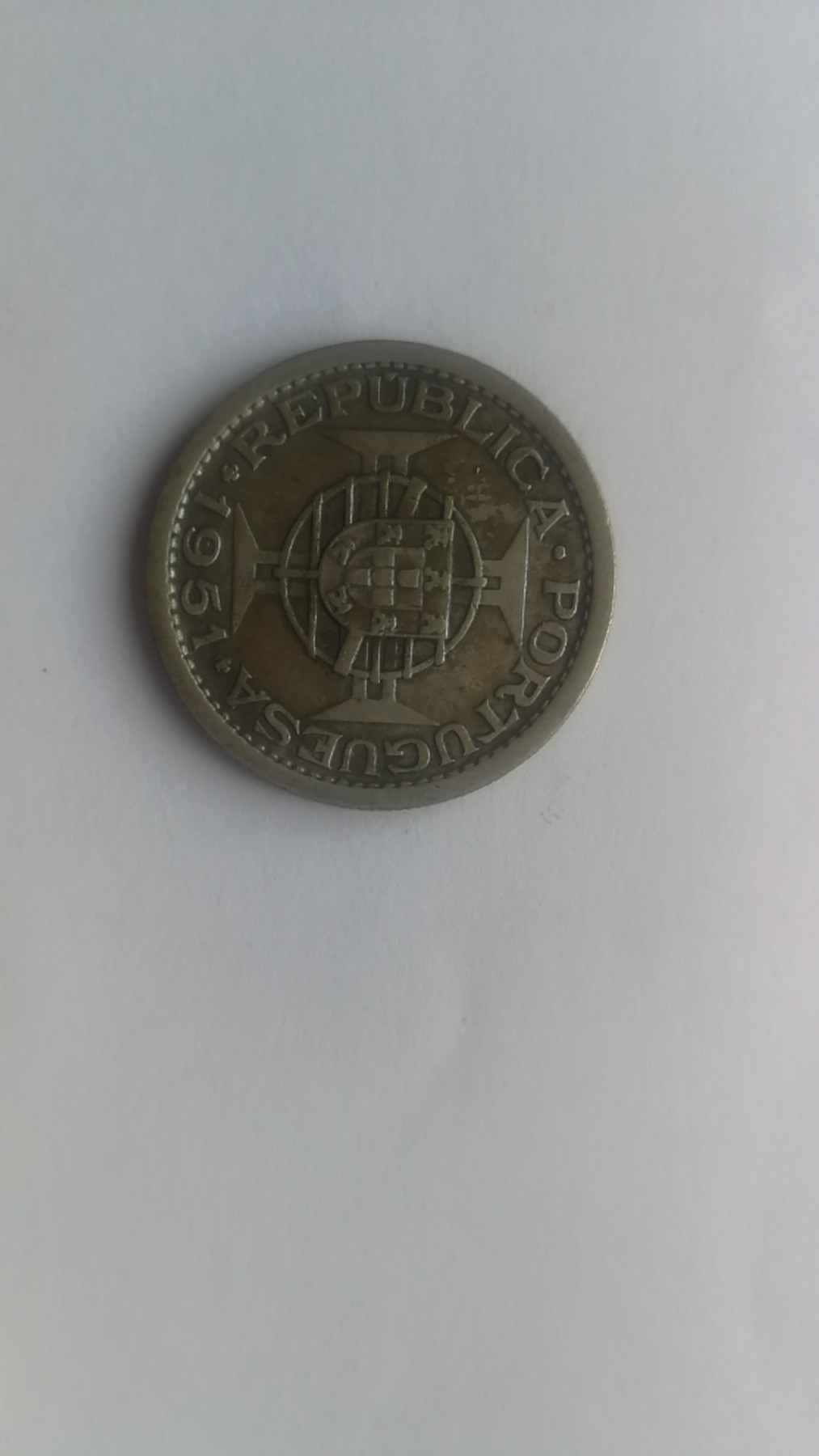 葡属圣多美和普林西比1951年5$银币