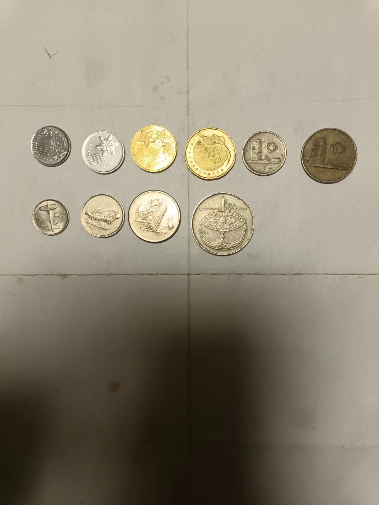 【20231217】非全新硬币第四场 马来西亚硬币10枚各为不同