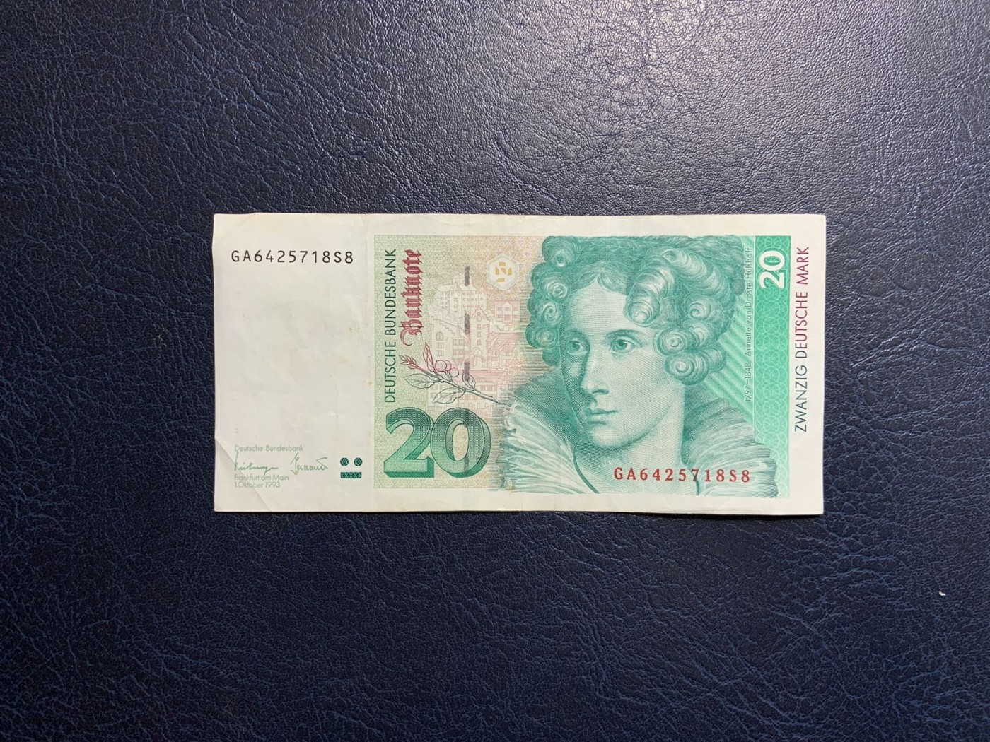 收藏联盟Quantum Auction 第312期拍卖  德国联邦1993年20马克 非全新 品相如图