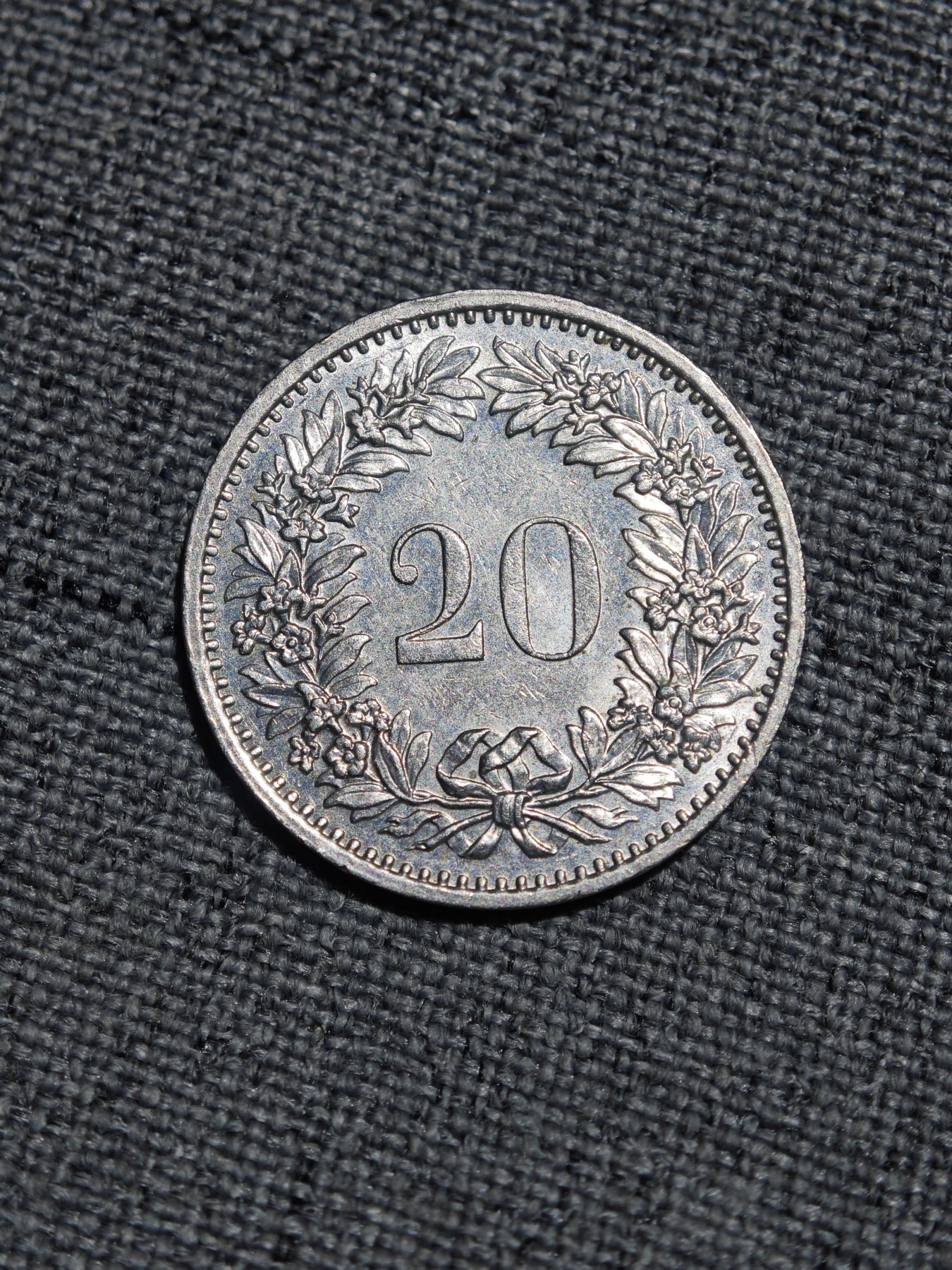 外国硬币收藏第5期 瑞士1971年女神20分