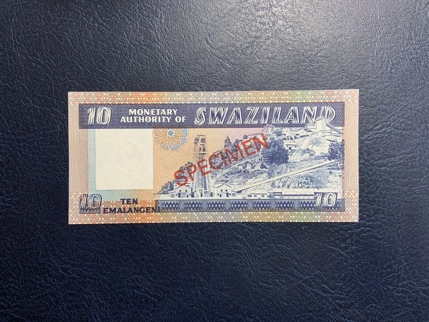 收藏联盟Quantum Auction 第312期拍卖  斯威士兰1974年5里兰吉尼收藏者样票 品相全新UNC