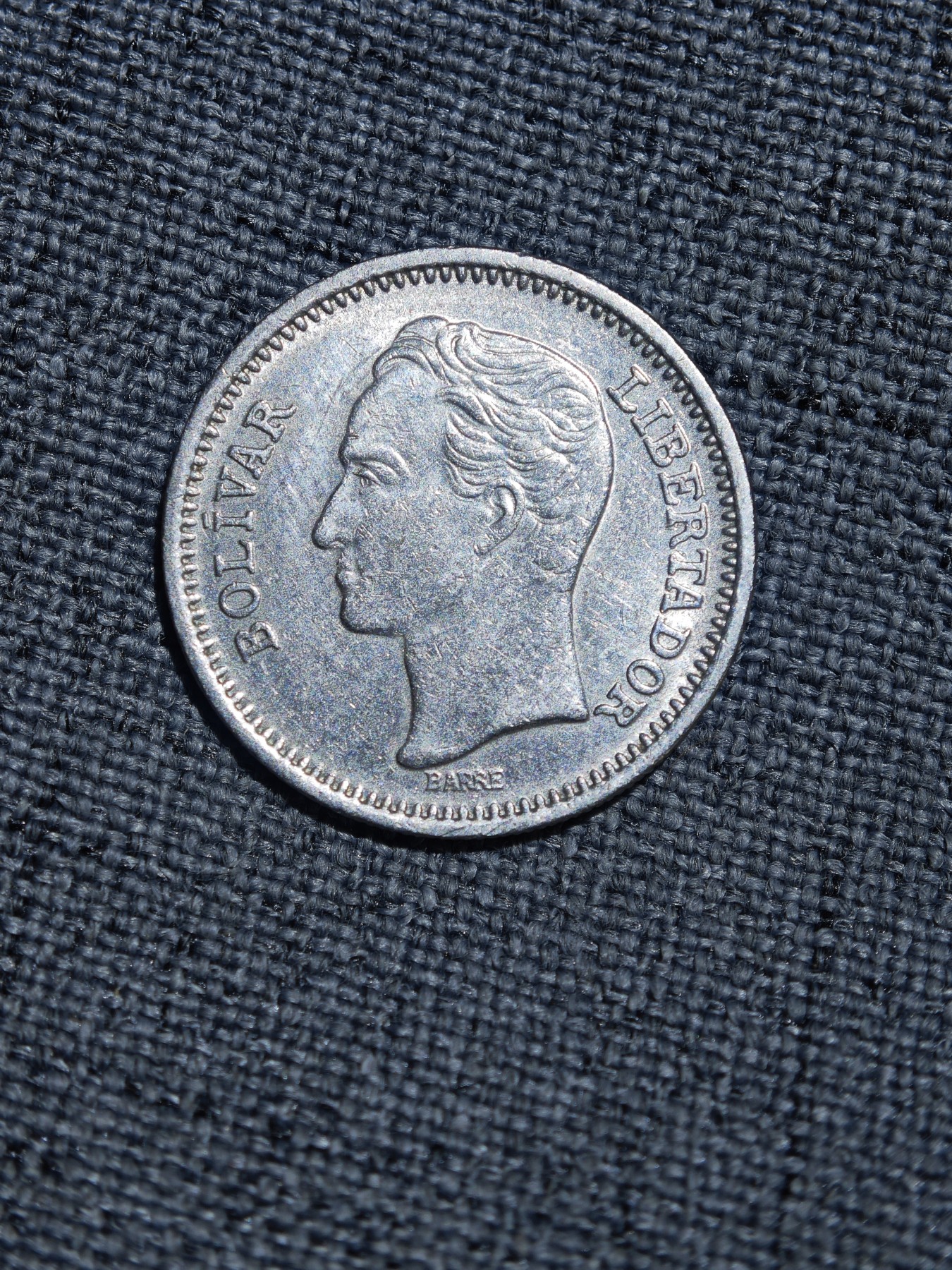 外国硬币收藏第5期 委内瑞拉1965年蒙波50分