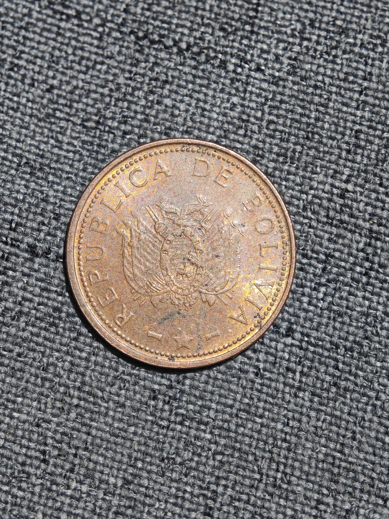 外国硬币收藏第5期 玻利维亚2008年1生丁