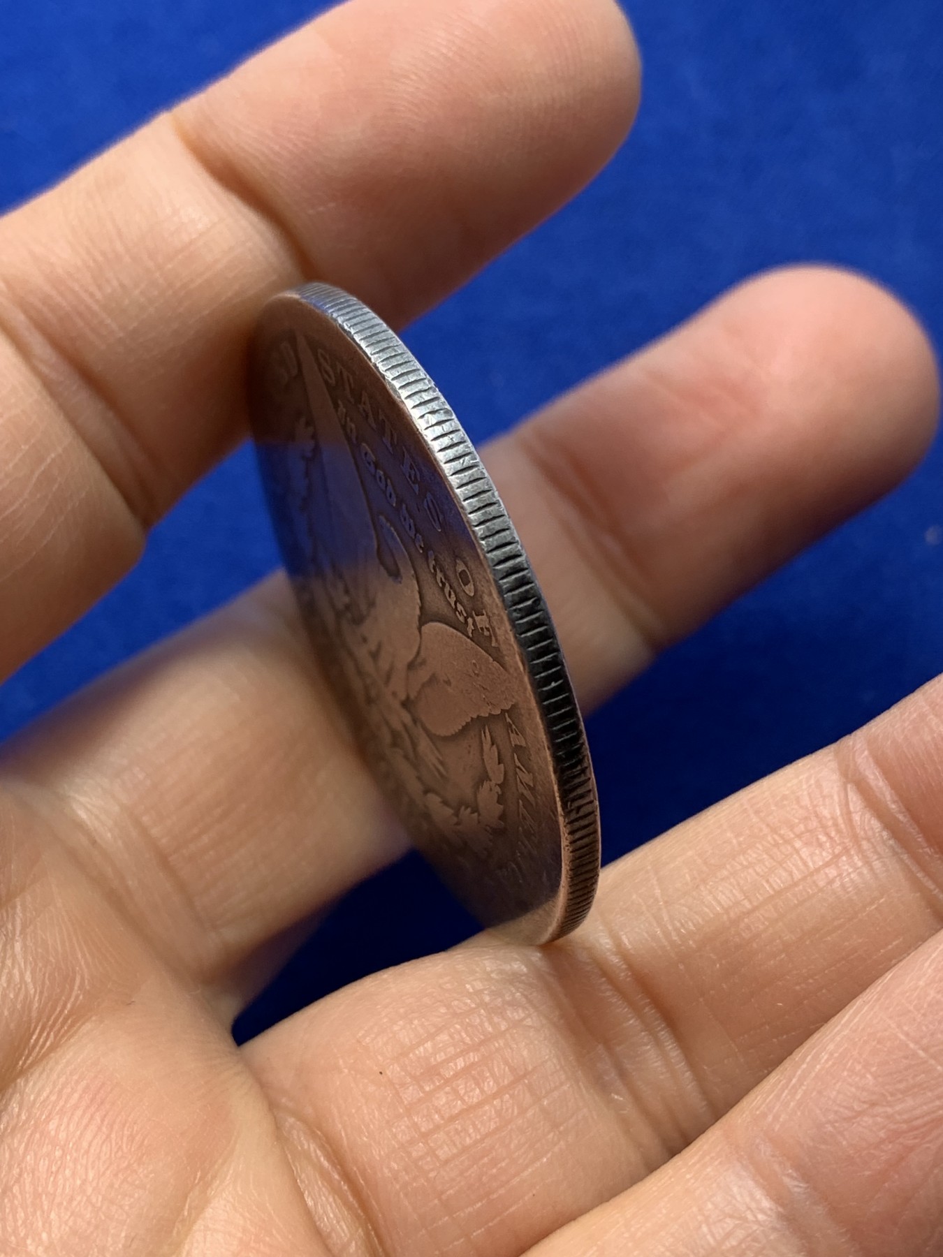 《竞宝斋》第224场-周日，周一，周二 3场 (全场包邮) 美国1879年摩根1美元银币 圆润光洁 手感极好