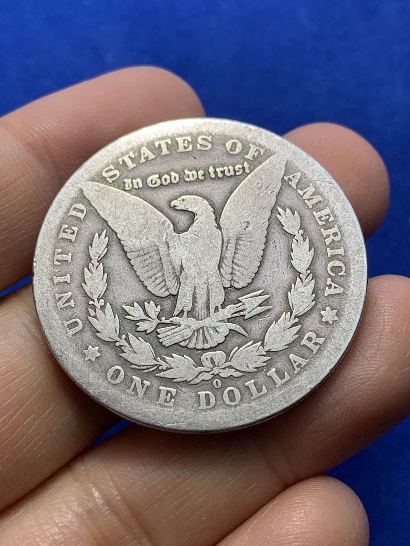 《竞宝斋》第224场-周日，周一，周二 3场 (全场包邮) 美国1879年摩根1美元银币 圆润光洁 手感极好