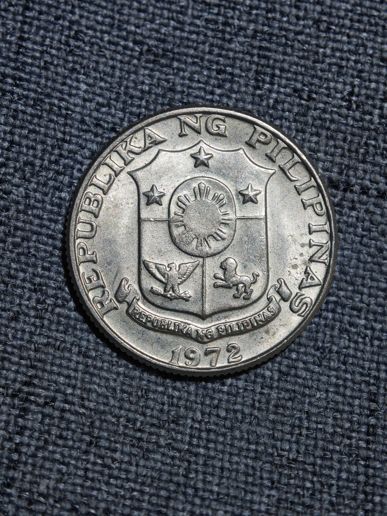 外国硬币收藏第5期 原光菲律宾1972年25分
