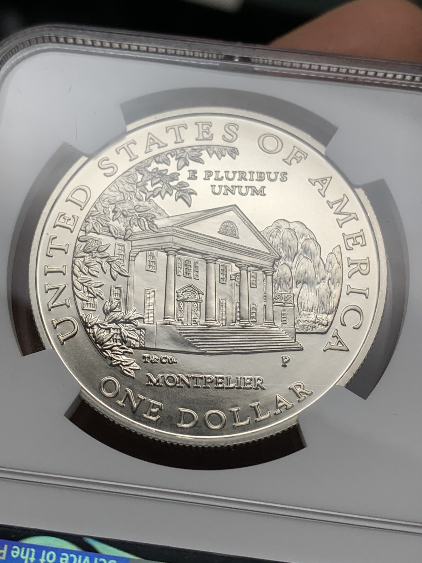 《竞宝斋》第224场-周日，周一，周二 3场 (全场包邮) NGC MS69 美国1999年总统夫人1美元大银币