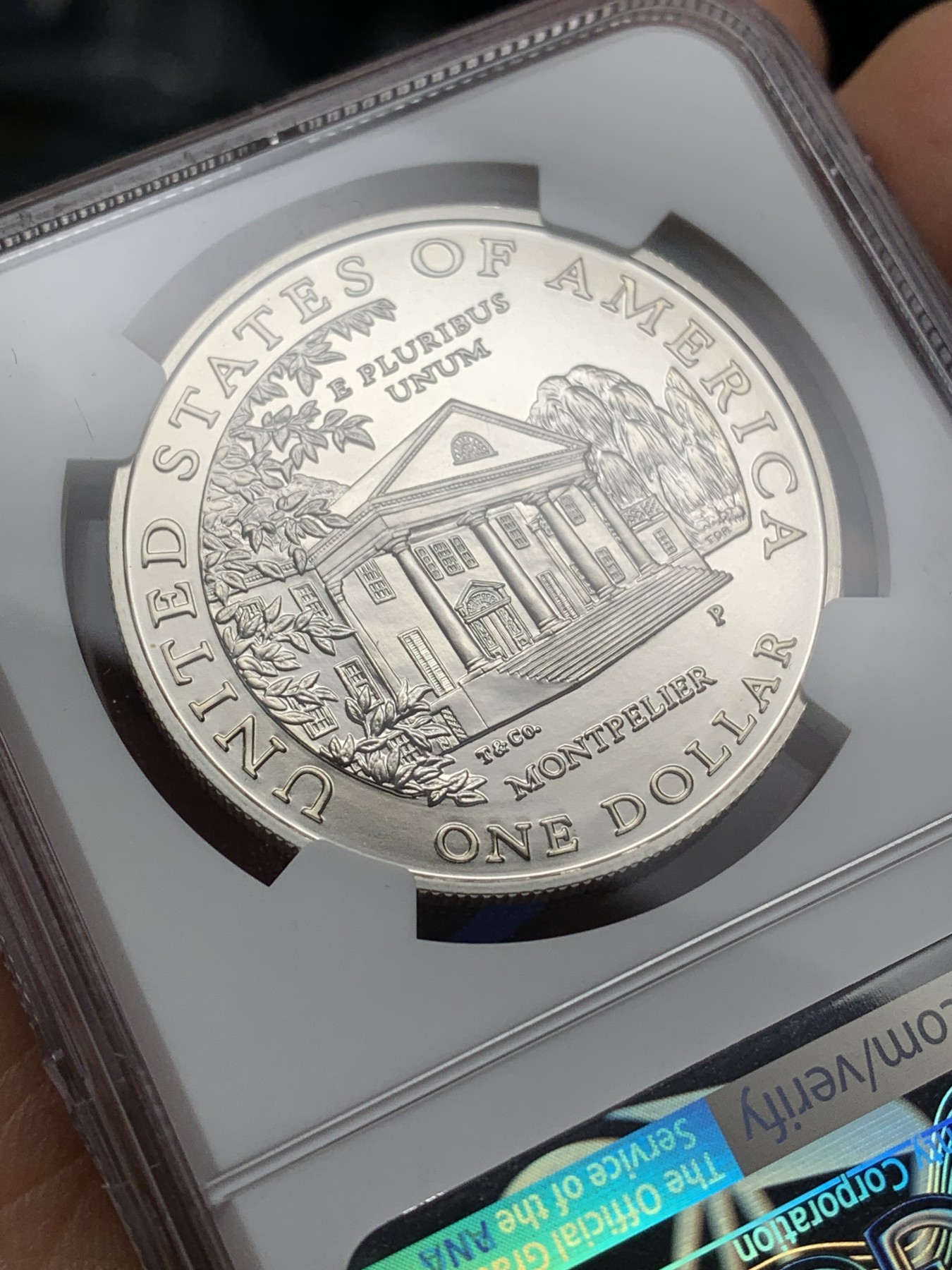 《竞宝斋》第224场-周日，周一，周二 3场 (全场包邮) NGC MS69 美国1999年总统夫人1美元大银币