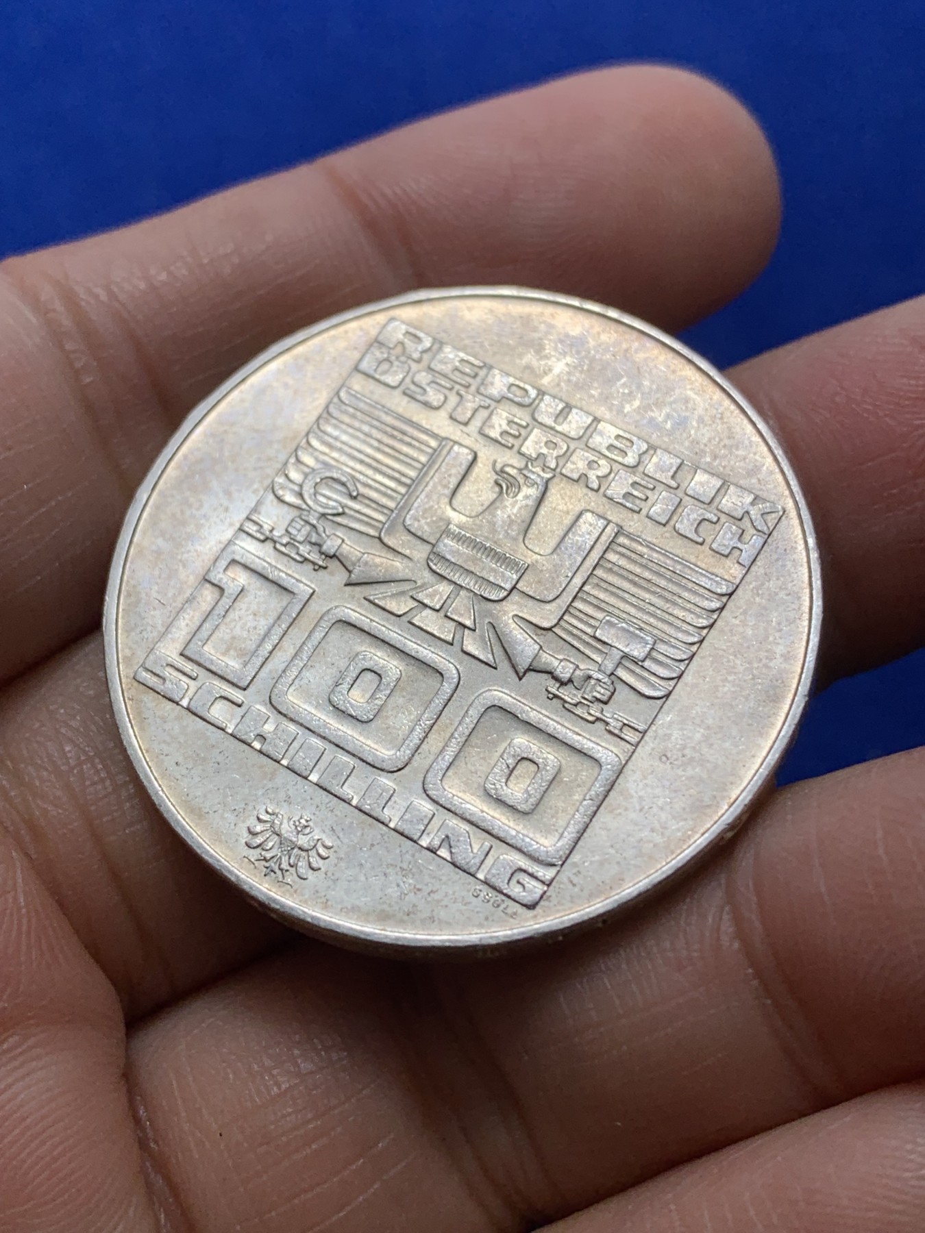 《竞宝斋》第224场-周日，周一，周二 3场 (全场包邮) 奥地利 1976年 因斯布鲁克奥运会 100先令 大银币