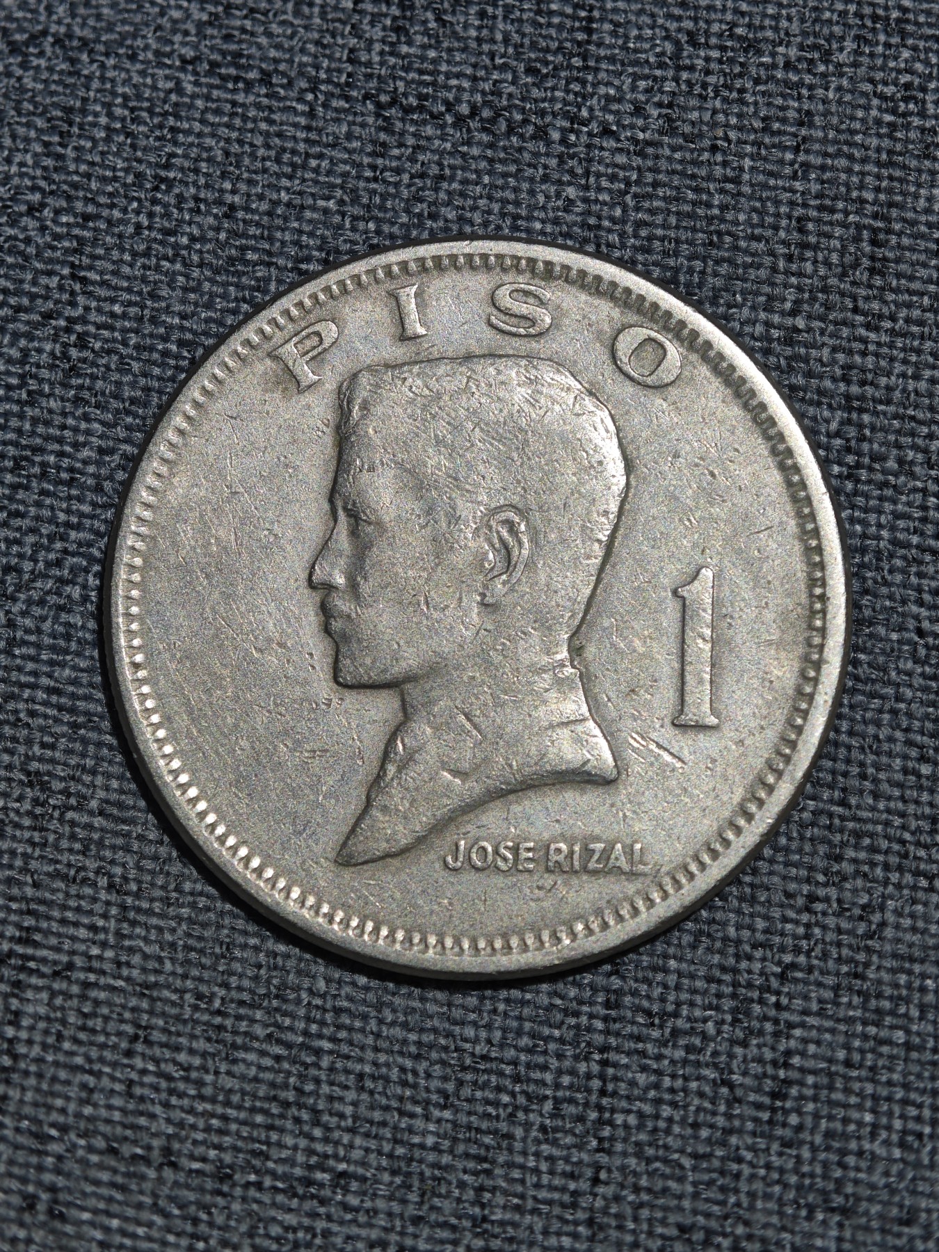 外国硬币收藏第5期 菲律宾1974年大型1比索镍币