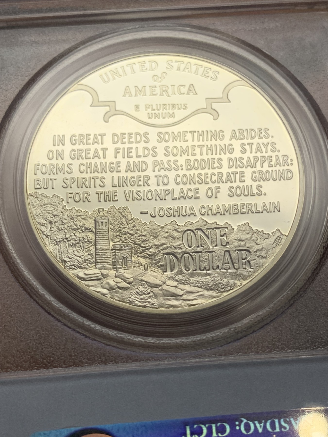 《竞宝斋》第224场-周日，周一，周二 3场 (全场包邮) PCGS-PR69DCAM 美国1995年南北战争（内战）纪念精制银币