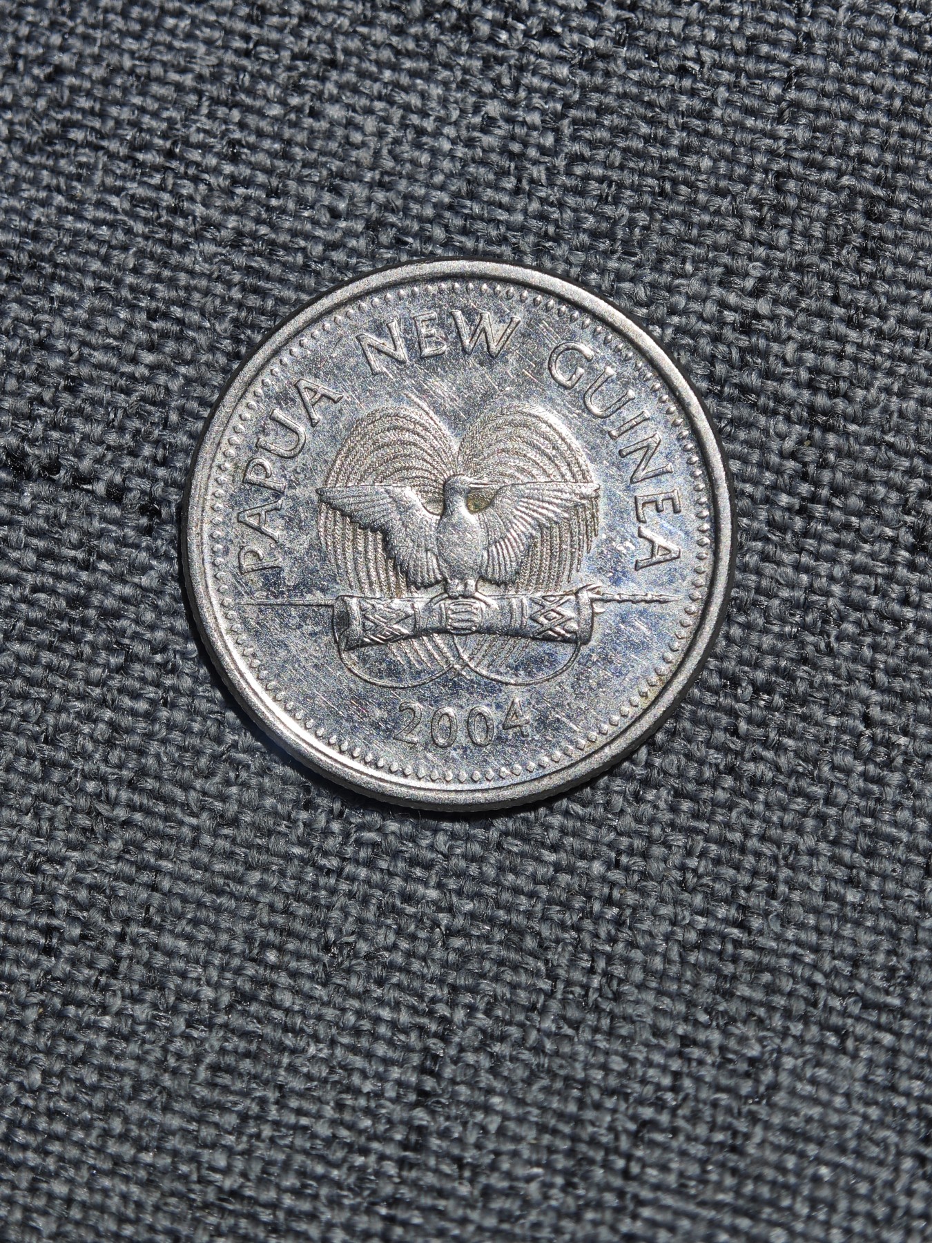 外国硬币收藏第5期 巴布亚新几内亚2004年海龟5分