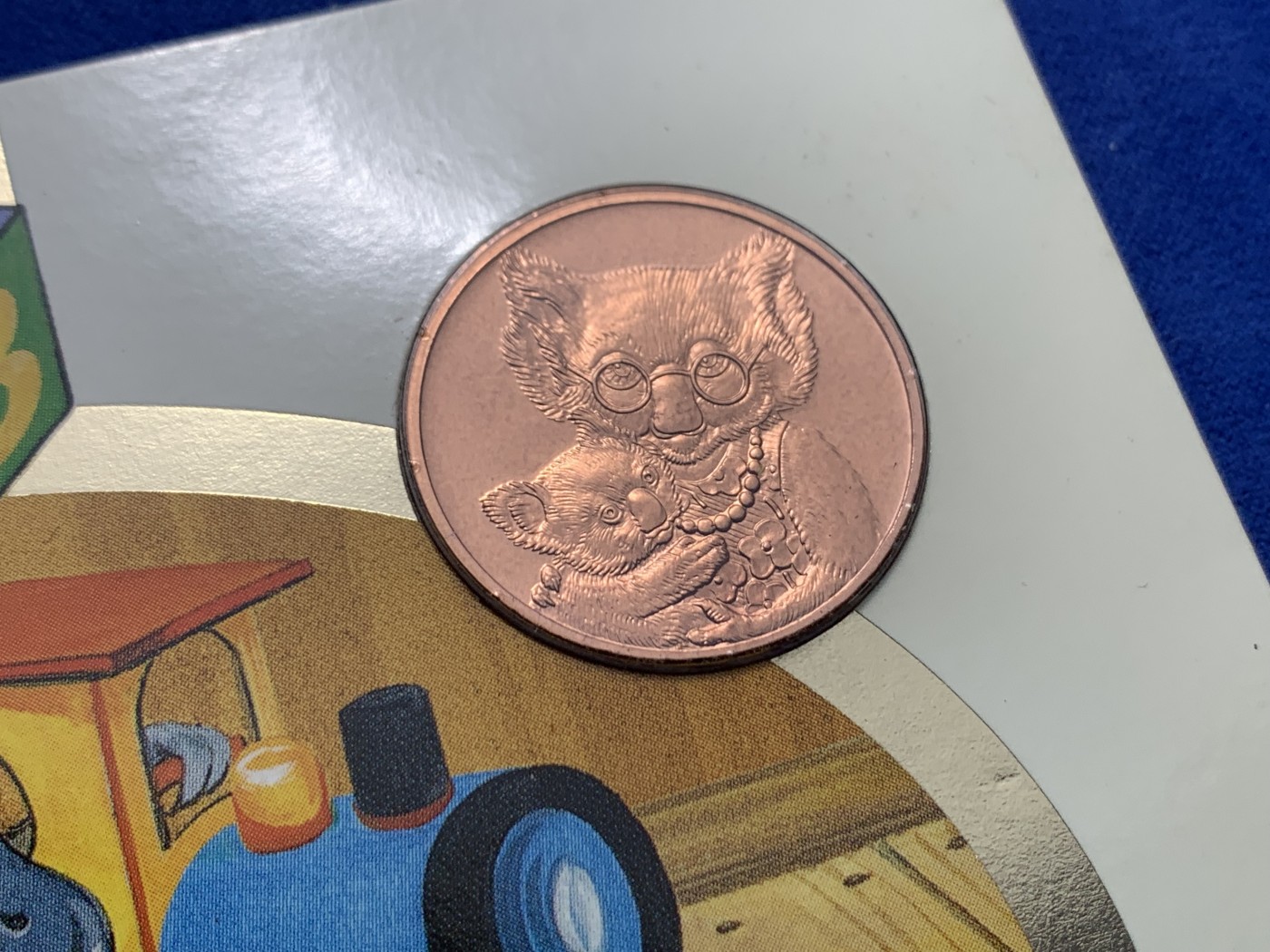 《竞宝斋》第225场-周日，周一，周二 3场 (全场包邮) 澳大利亚2003年Baby Coin Set 少见套币品种 含铜章和一澳元纪念币