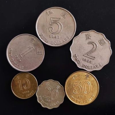 231213 - 香港1.2.5毫，1.25元一套6枚，随机发货